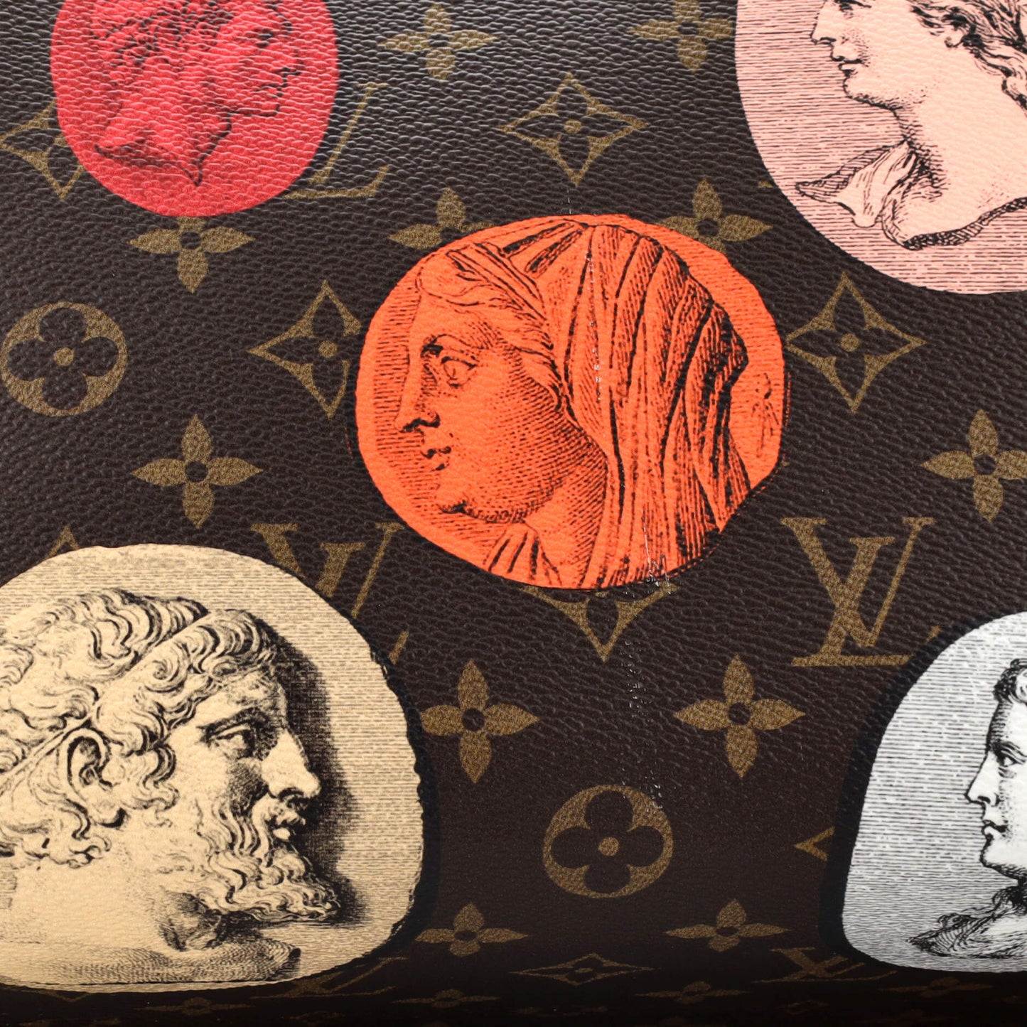Louis Vuitton OnTheGo Tote Limited Edition Fornasetti Cameo Monogram Canvas MM