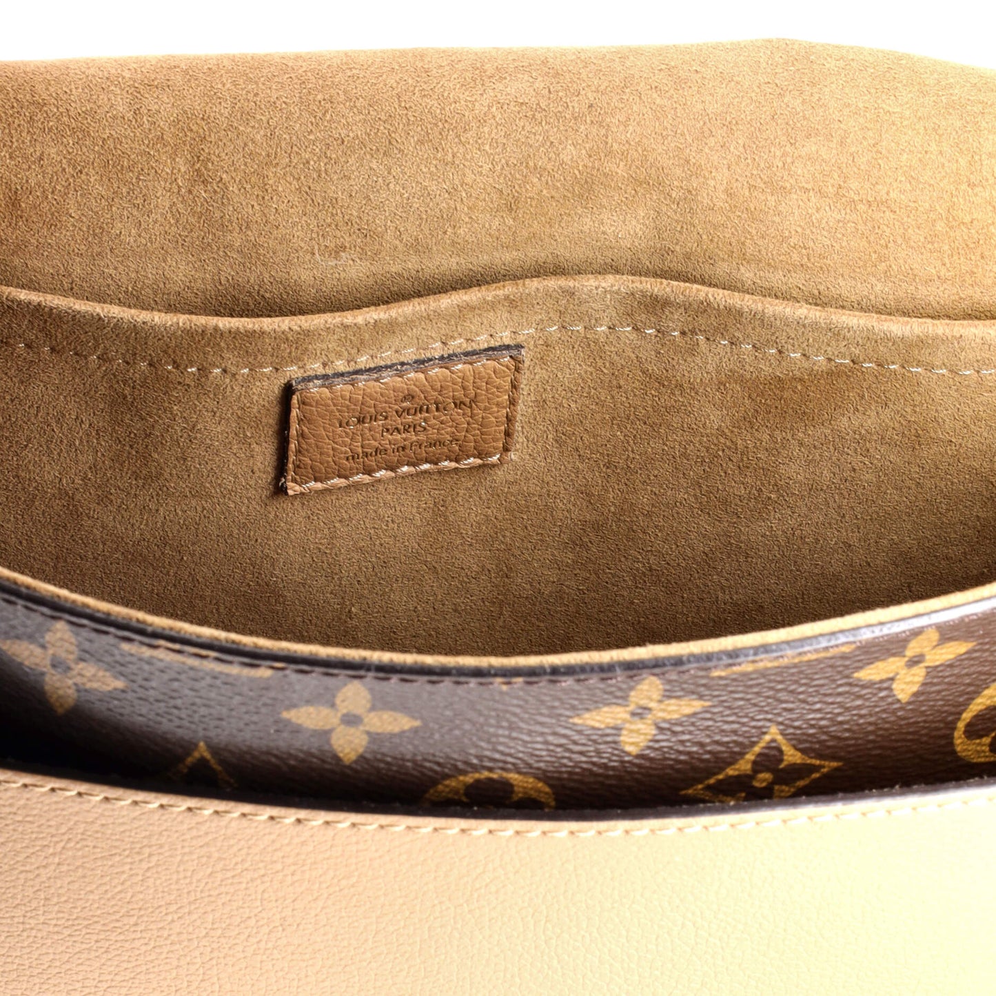 Louis Vuitton Marignan Handbag Monogram Canvas with Leather
