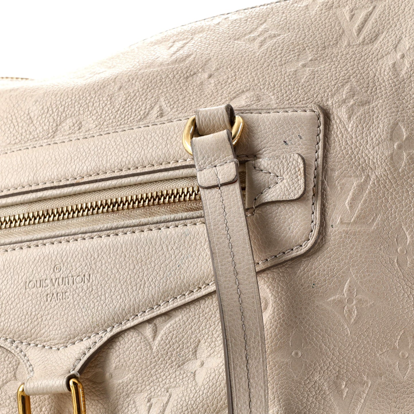 Louis Vuitton Lumineuse Handbag Monogram Empreinte Leather PM