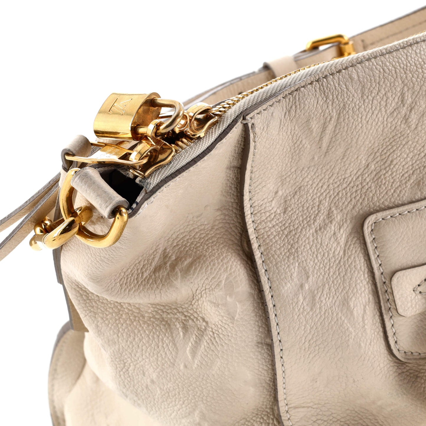 Louis Vuitton Lumineuse Handbag Monogram Empreinte Leather PM