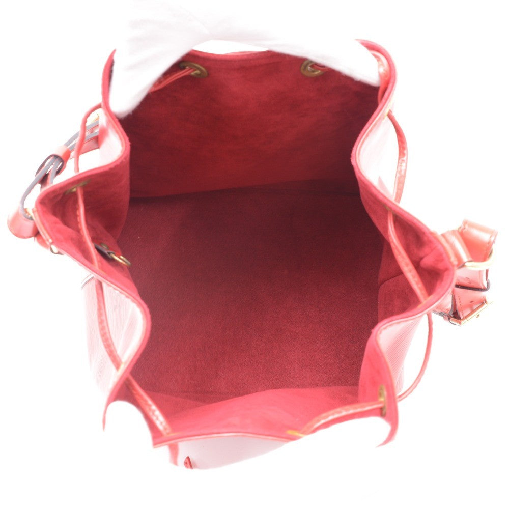 Louis Vuitto Petit Noe Red Epi Leather Bag