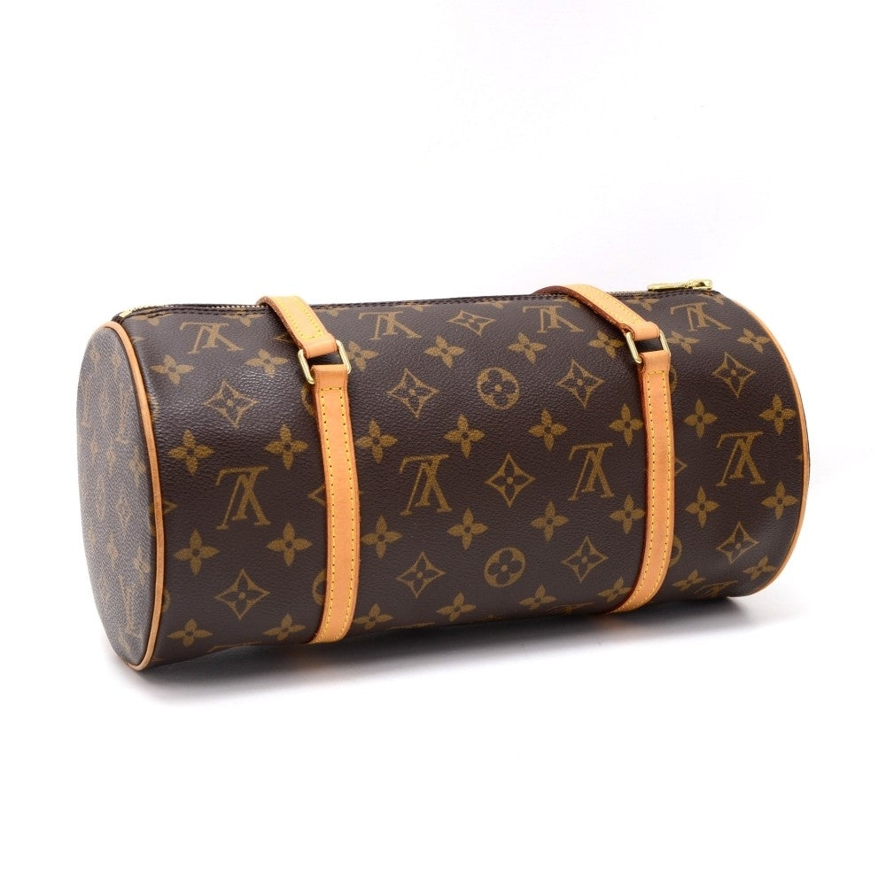 Louis Vuitto Papillon 30 Monogram Canvas Handbag with Pouch