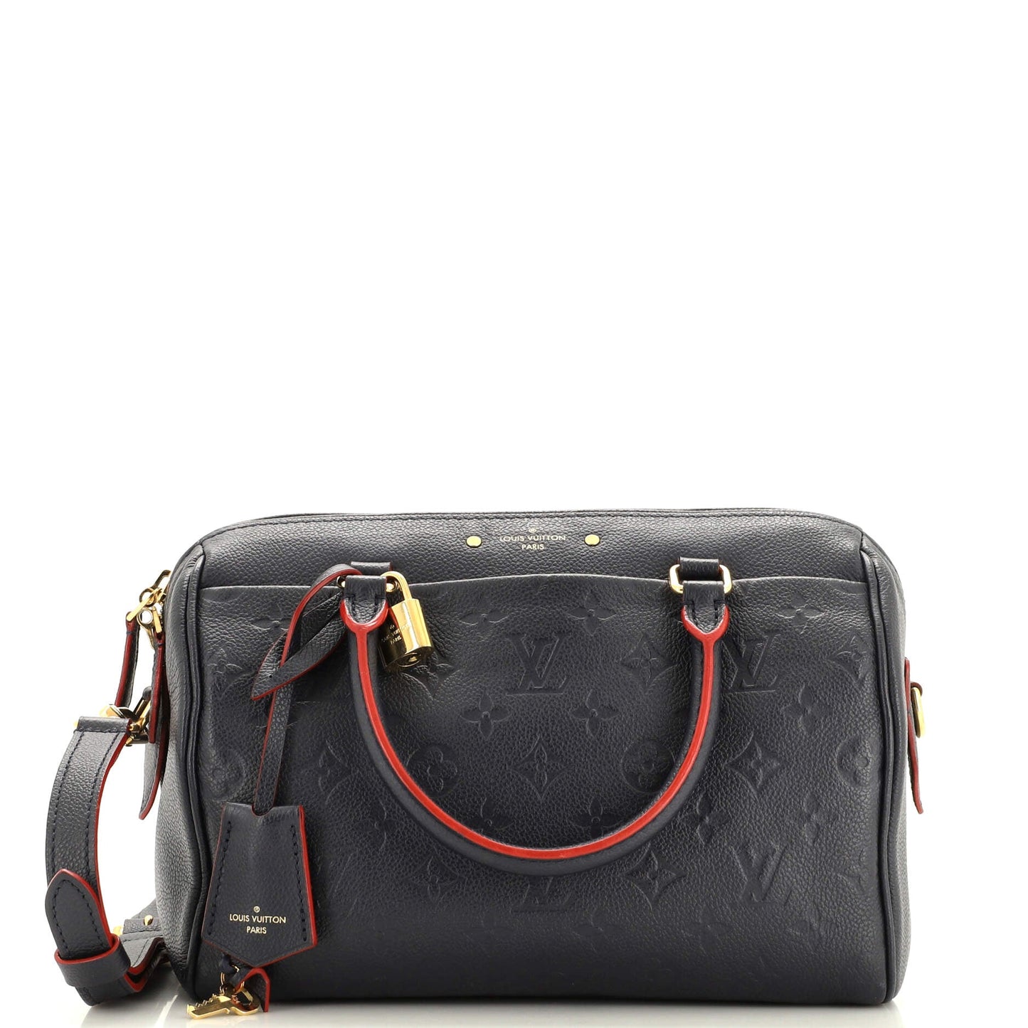 Louis Vuitton Speedy Bandouliere NM Bag Monogram Empreinte Leather 25