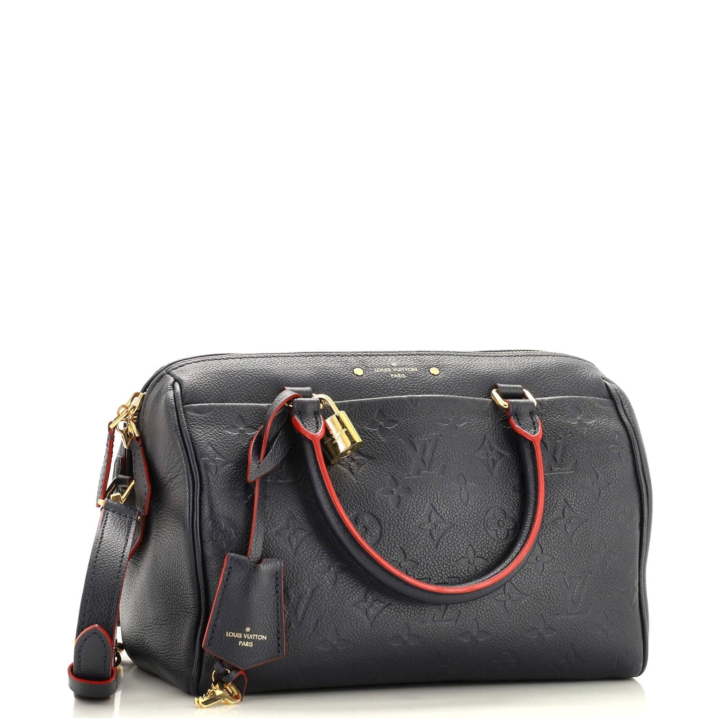 Louis Vuitton Speedy Bandouliere NM Bag Monogram Empreinte Leather 25