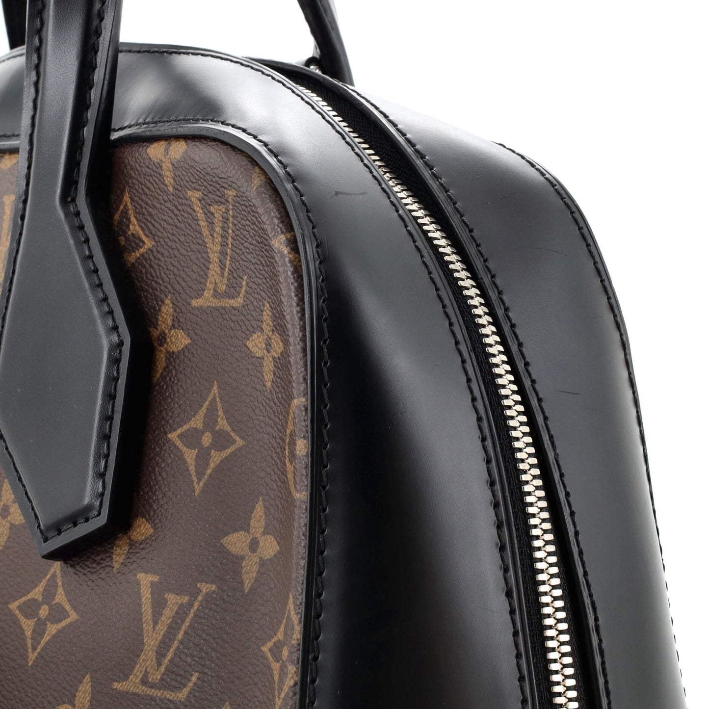 Louis Vuitton Dora Handbag Monogram Canvas and Calfskin MM