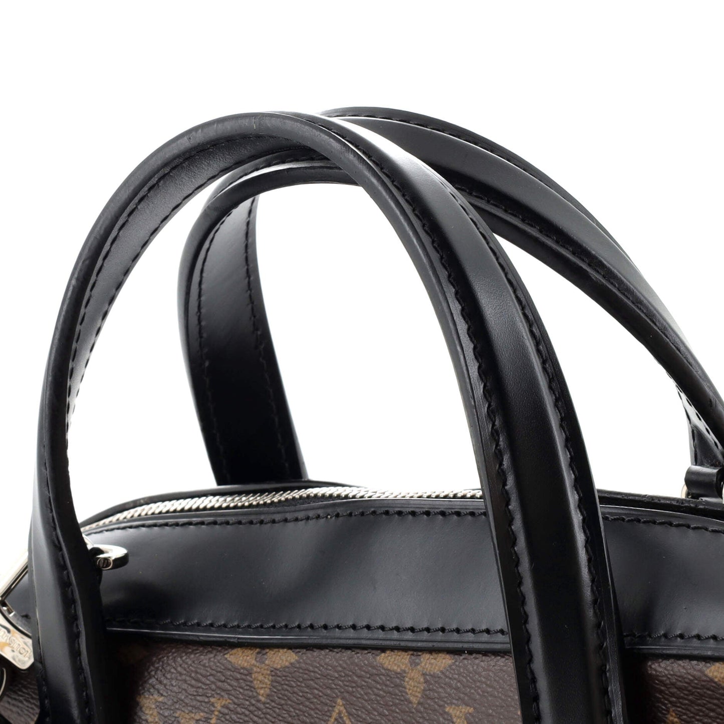 Louis Vuitton Dora Handbag Monogram Canvas and Calfskin MM