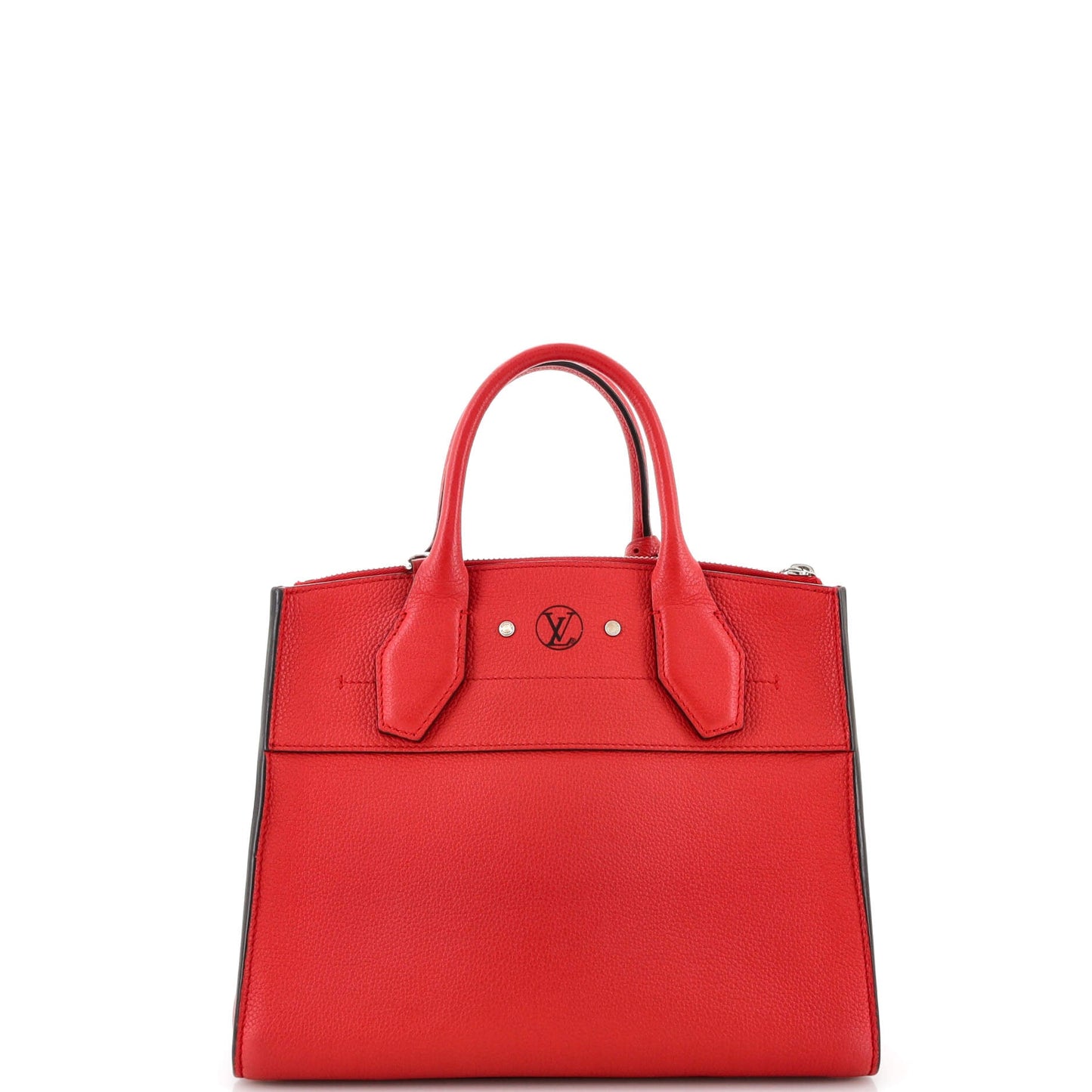 Louis Vuitton City Steamer Handbag Leather PM