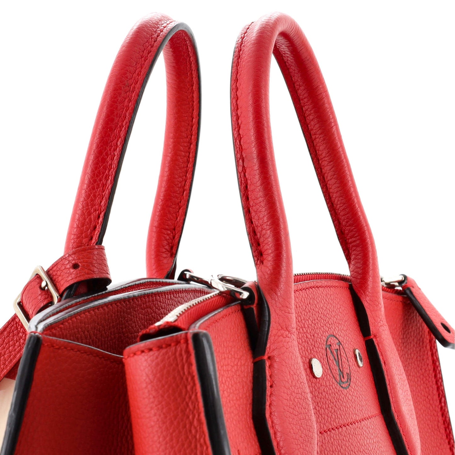 Louis Vuitton City Steamer Handbag Leather PM