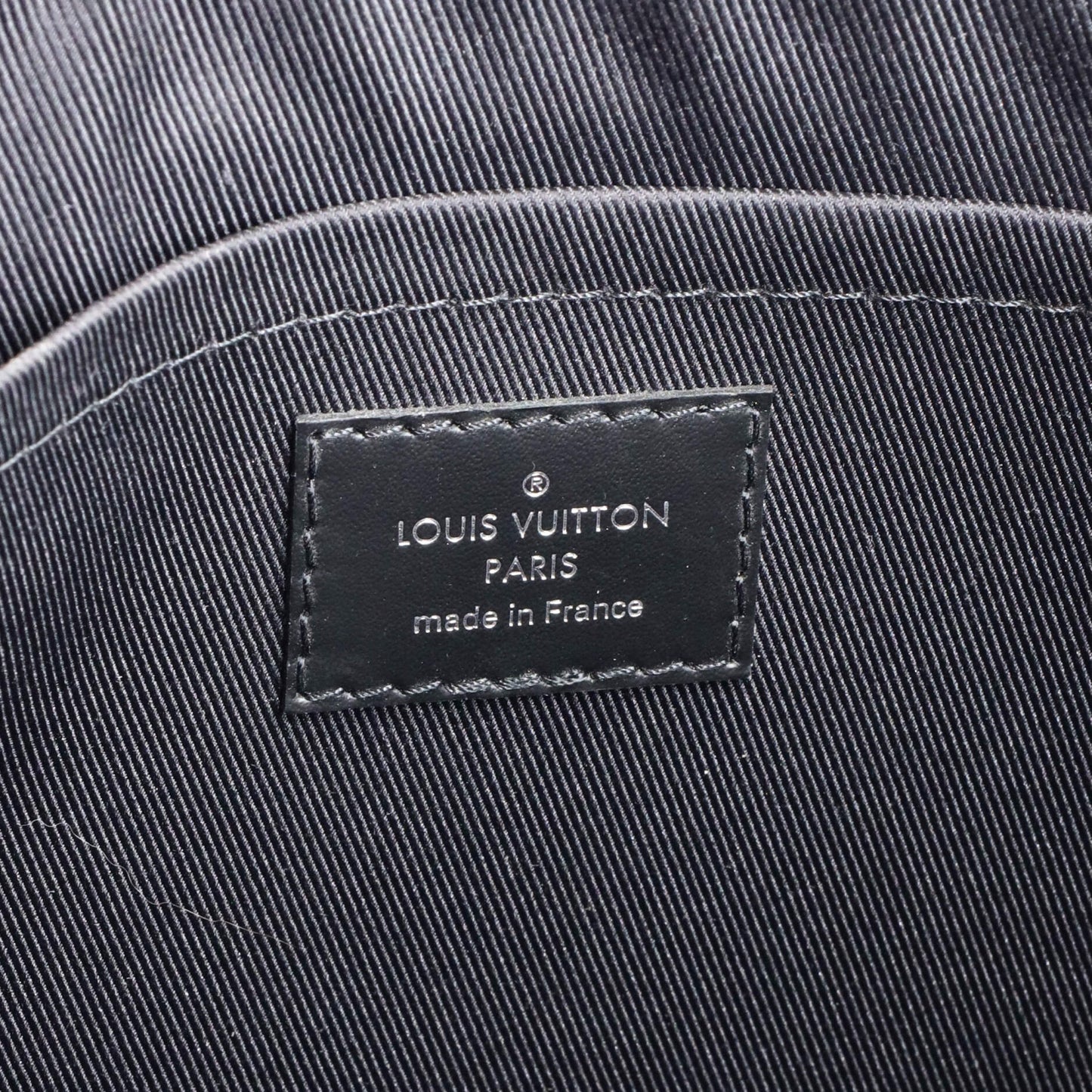 Louis Vuitton Discovery Pochette Monogram Eclipse Canvas GM