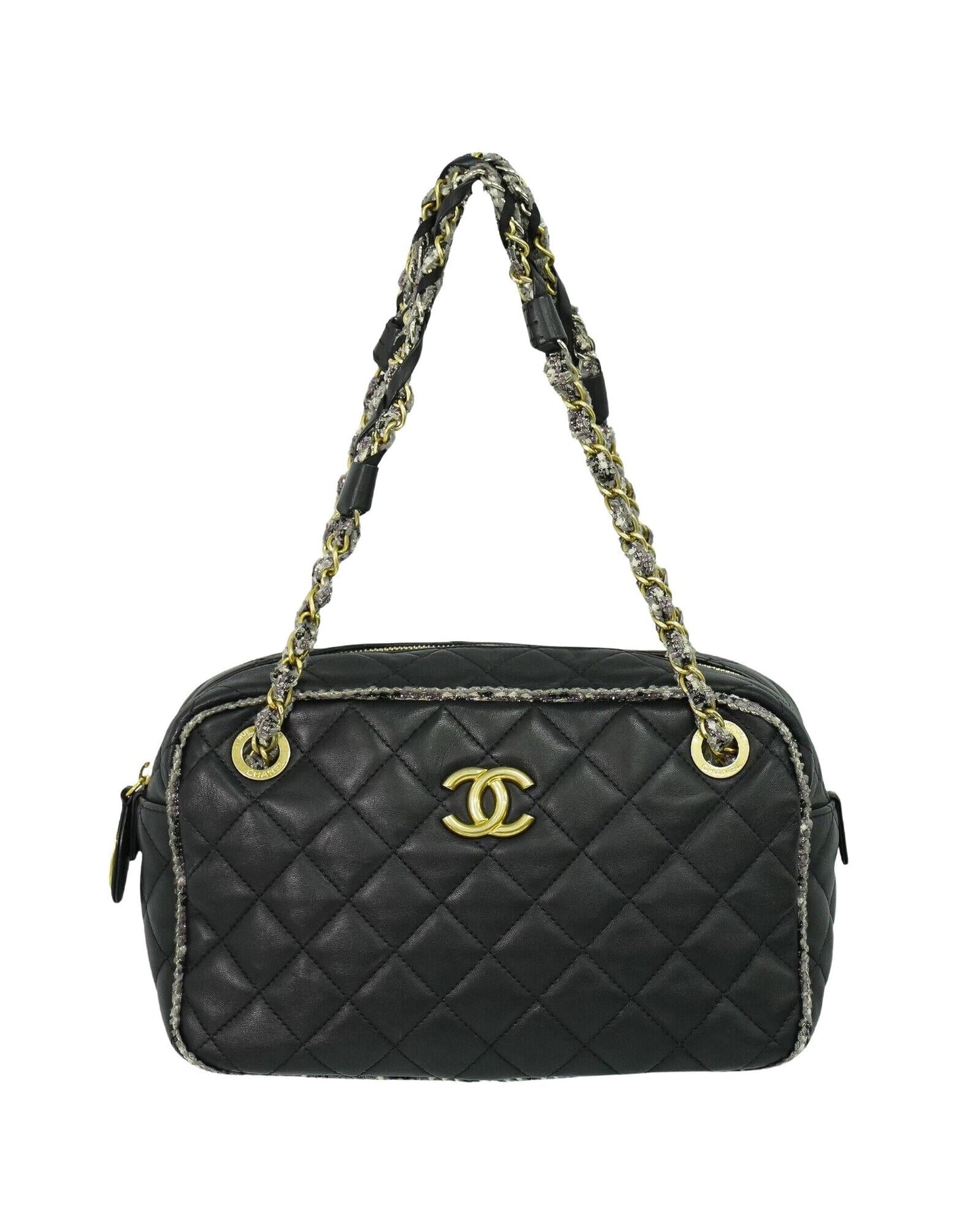 Chanel Quilted Lambskin Leather Shoulder Bag