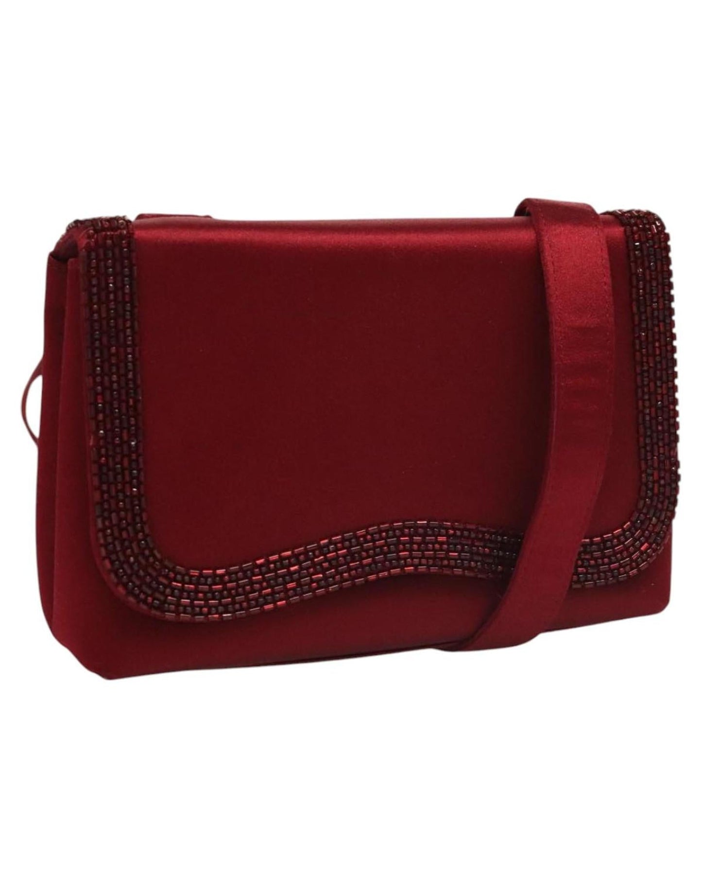 Chanel Beaded Satin Evening Bag