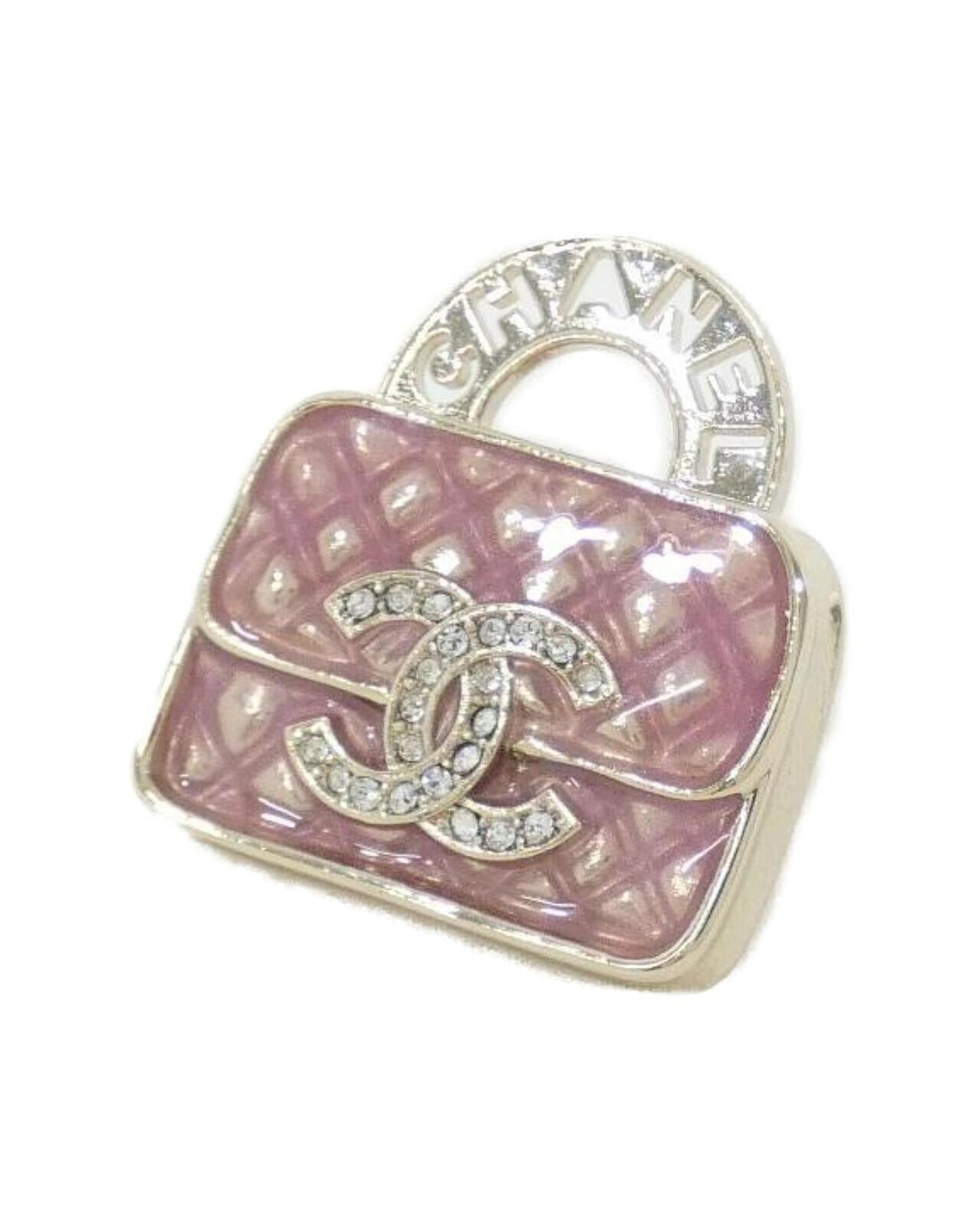 Chanel Handbag Rhinestone Brooch