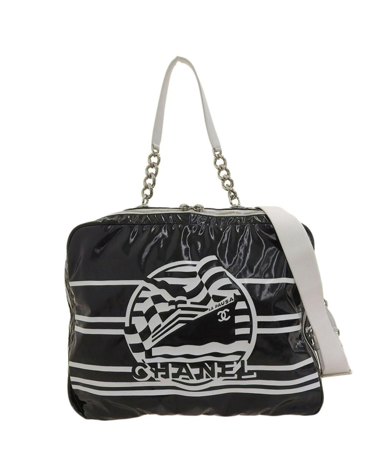Chanel La Pausa Yacht Print Handbag