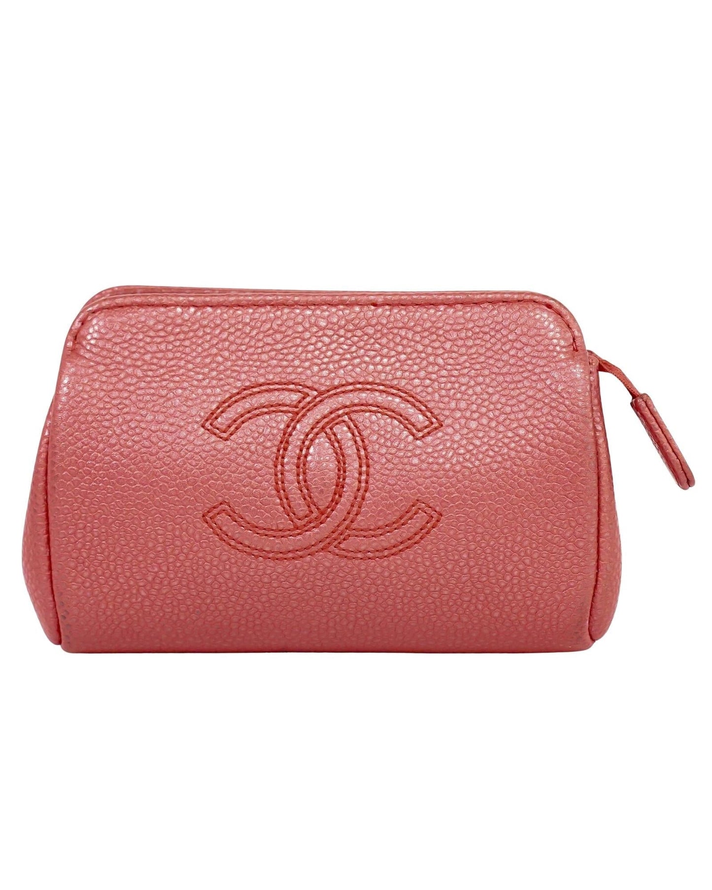 Chanel Caviar Leather Clutch Bag
