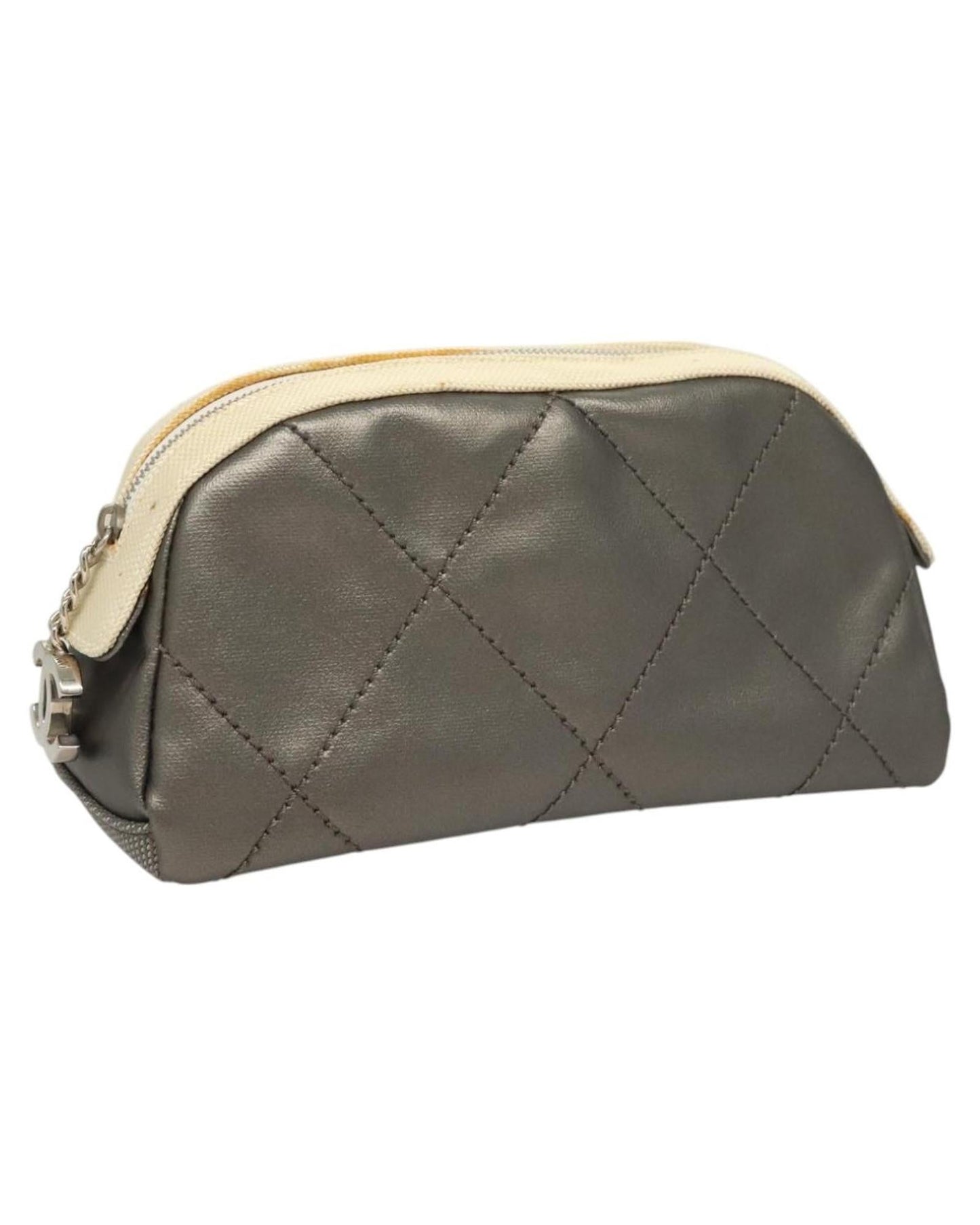 Chanel Quilted Leather Clutch Bag