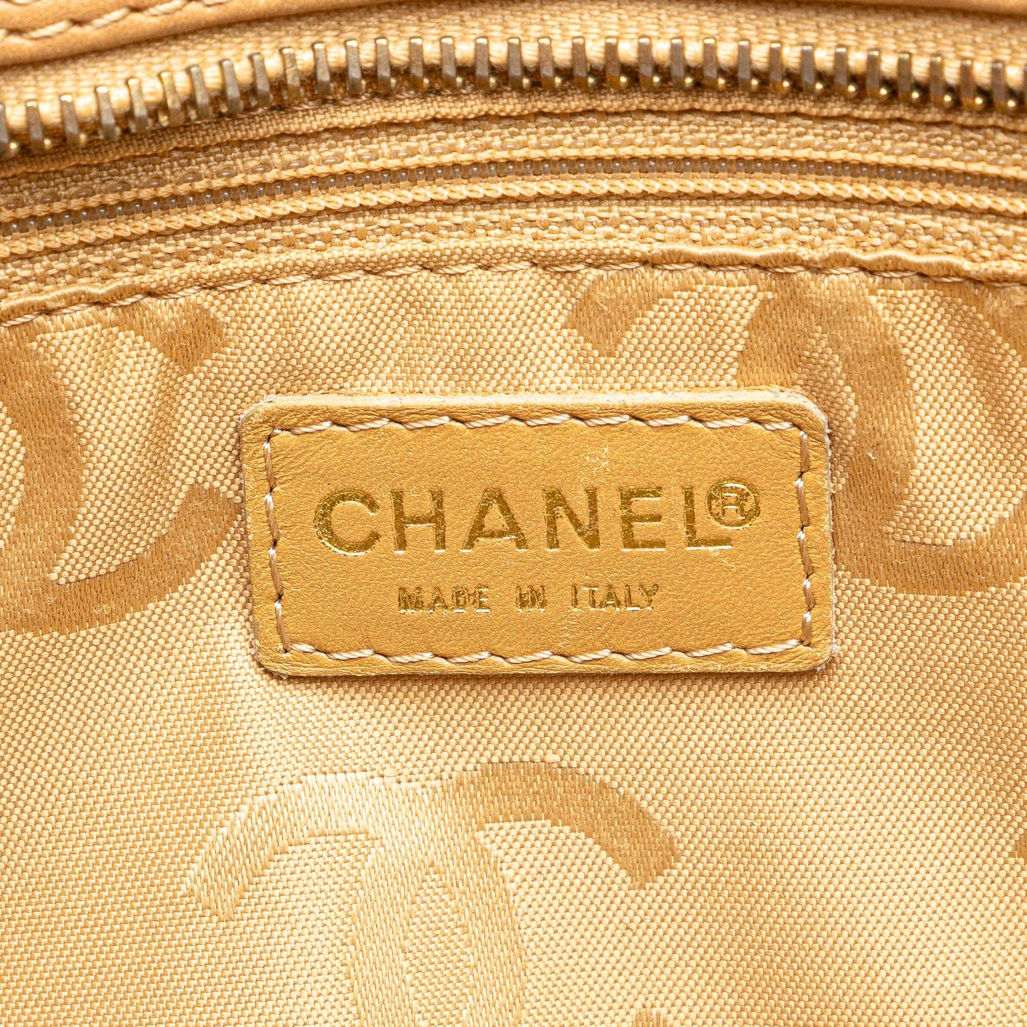 Chanel Cc Lambskin Wild Stitch Handbag