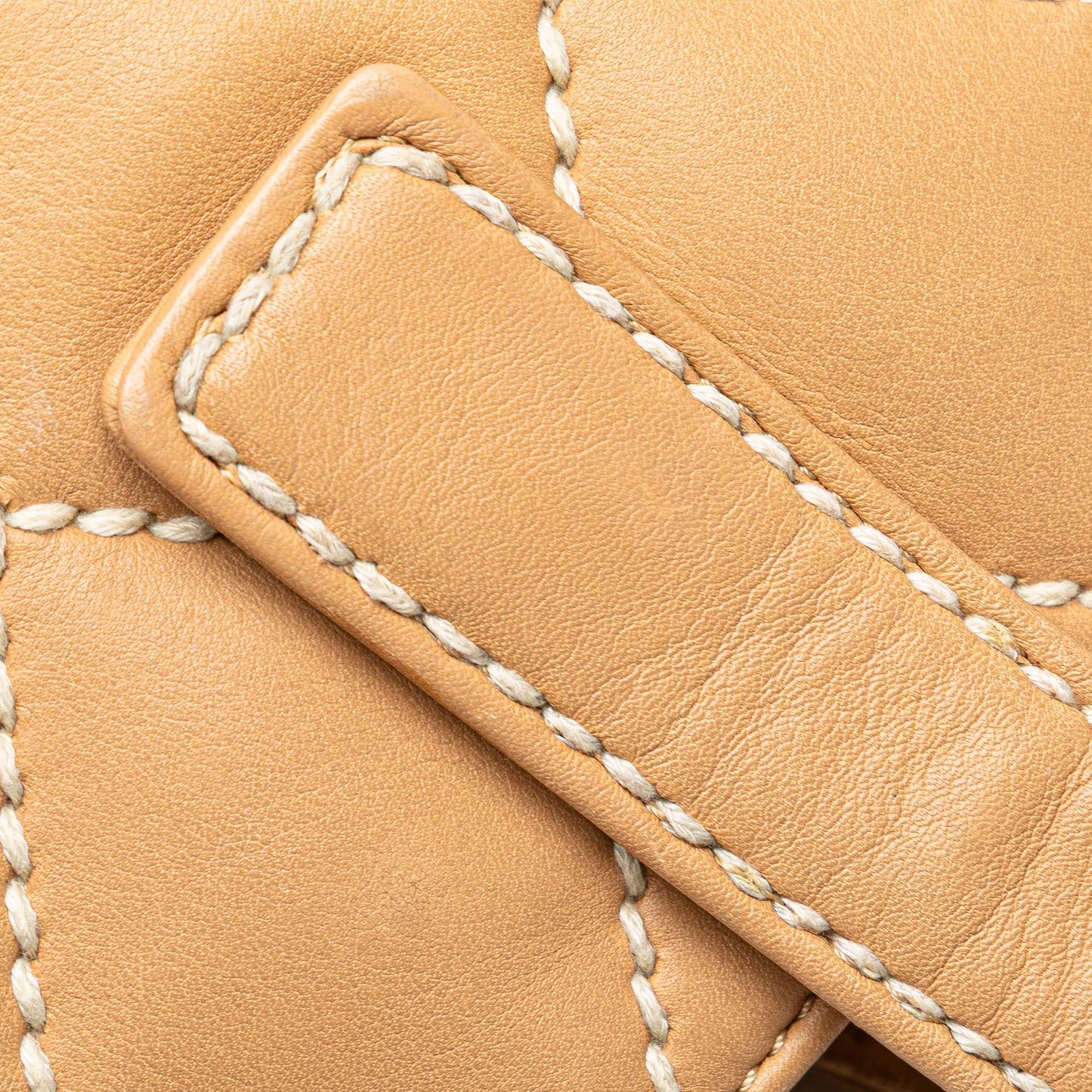 Chanel Cc Lambskin Wild Stitch Handbag