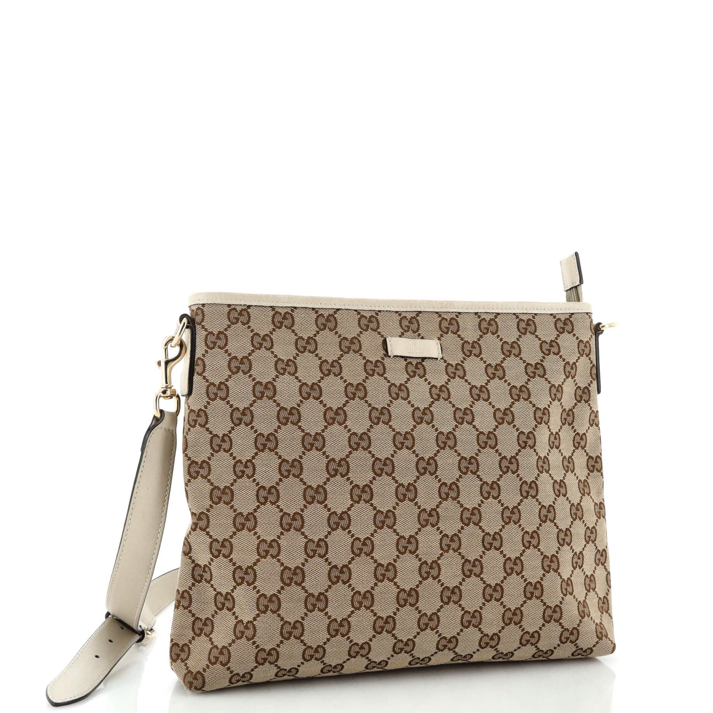 Flat Messenger Bag GG Canvas Medium