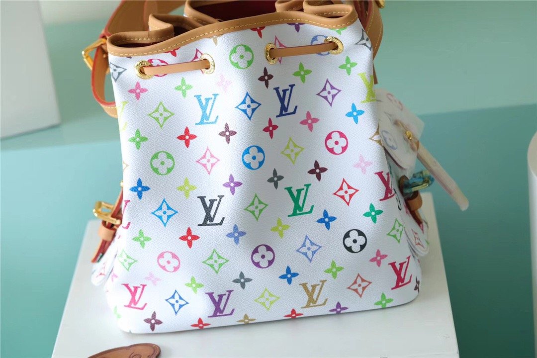 LV Noe GLAMI Monogram Monogram Multicolore White For Women,  Shoulder And Crossbody Bags 13.4in/34cm LV