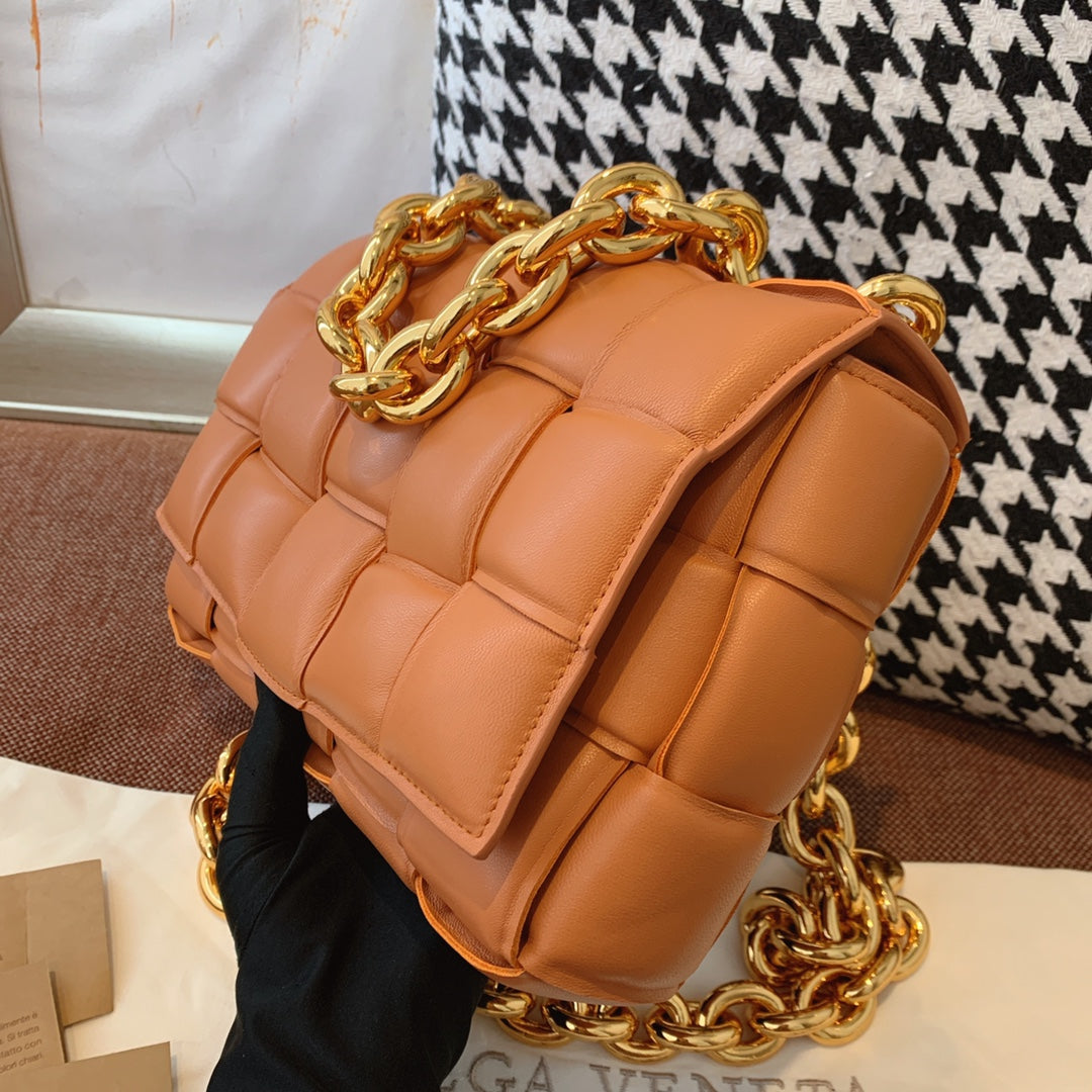 GLAMI Chain Cassette Brown, For Women, WomenÃ¢â‚¬â„¢s Bags 10.2in/26cm