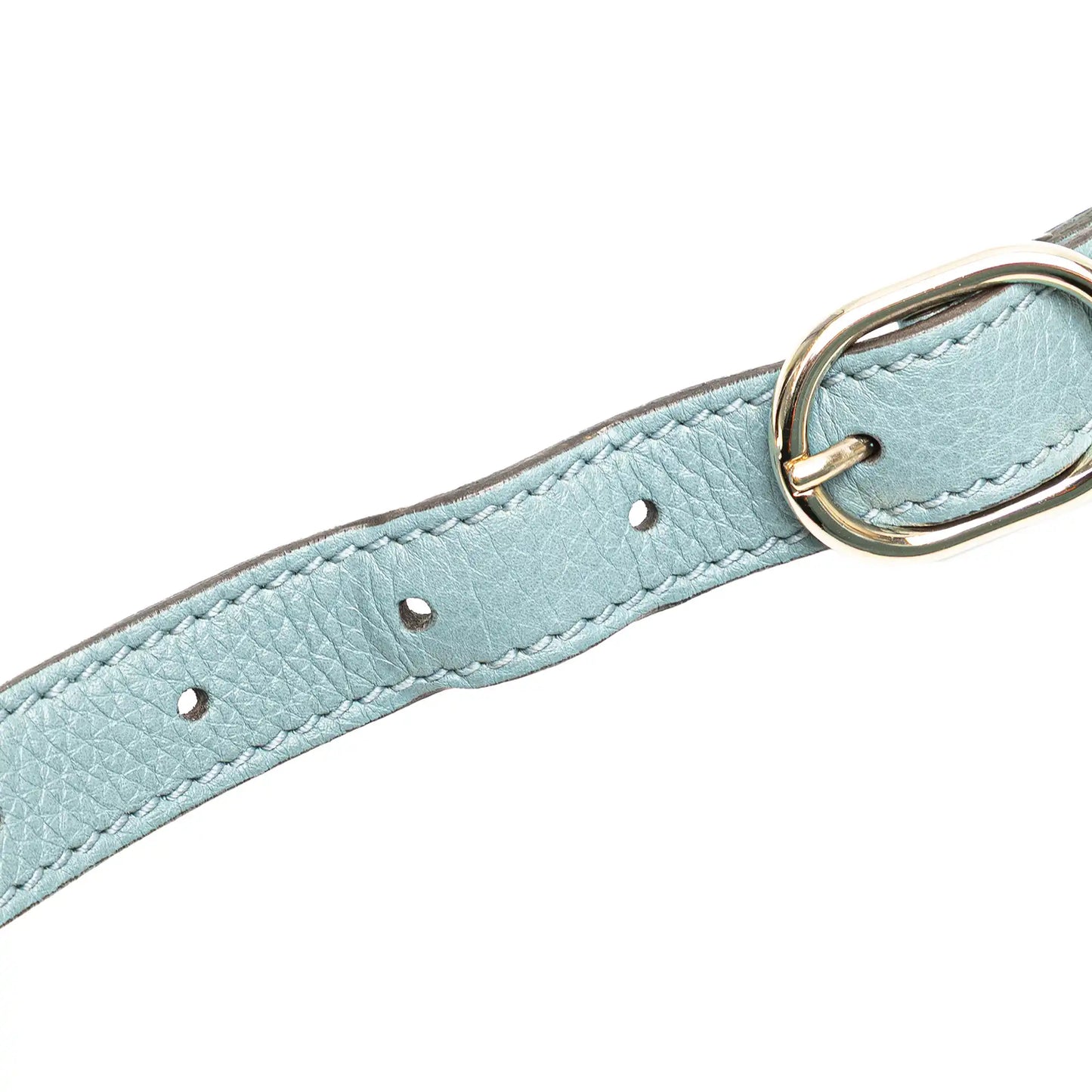 GLM-- Bamboo Shopper Small Baby Blue Leather