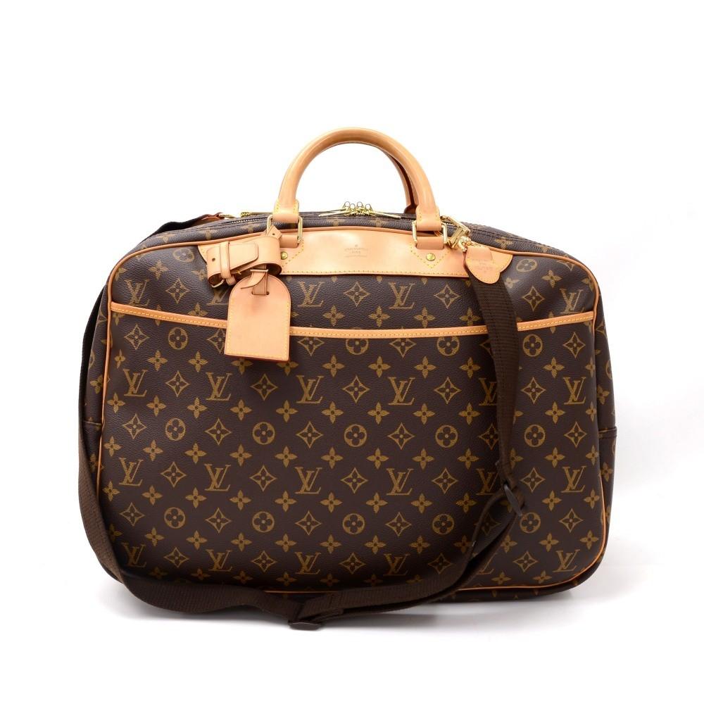 Louis Vuitto Alize 24 Heures Monogram Canvas Travel Bag with Strap