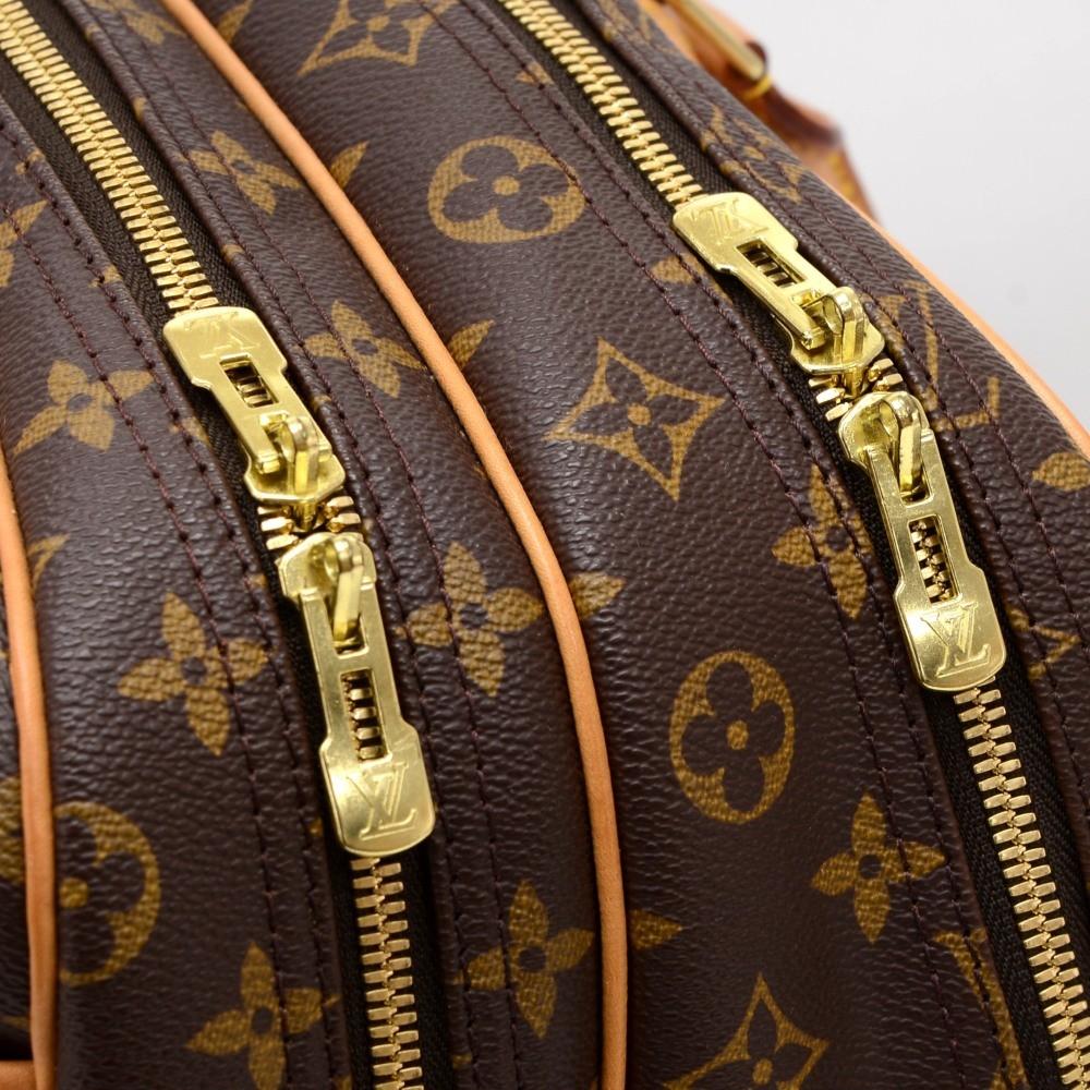 Louis Vuitto Alize 24 Heures Monogram Canvas Travel Bag with Strap