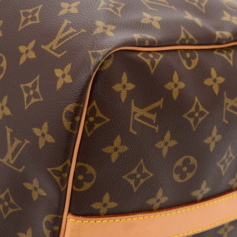 Louis Vuitto Keepall 55 Bandouliere Monogram Canvas Travel Bag with Strap