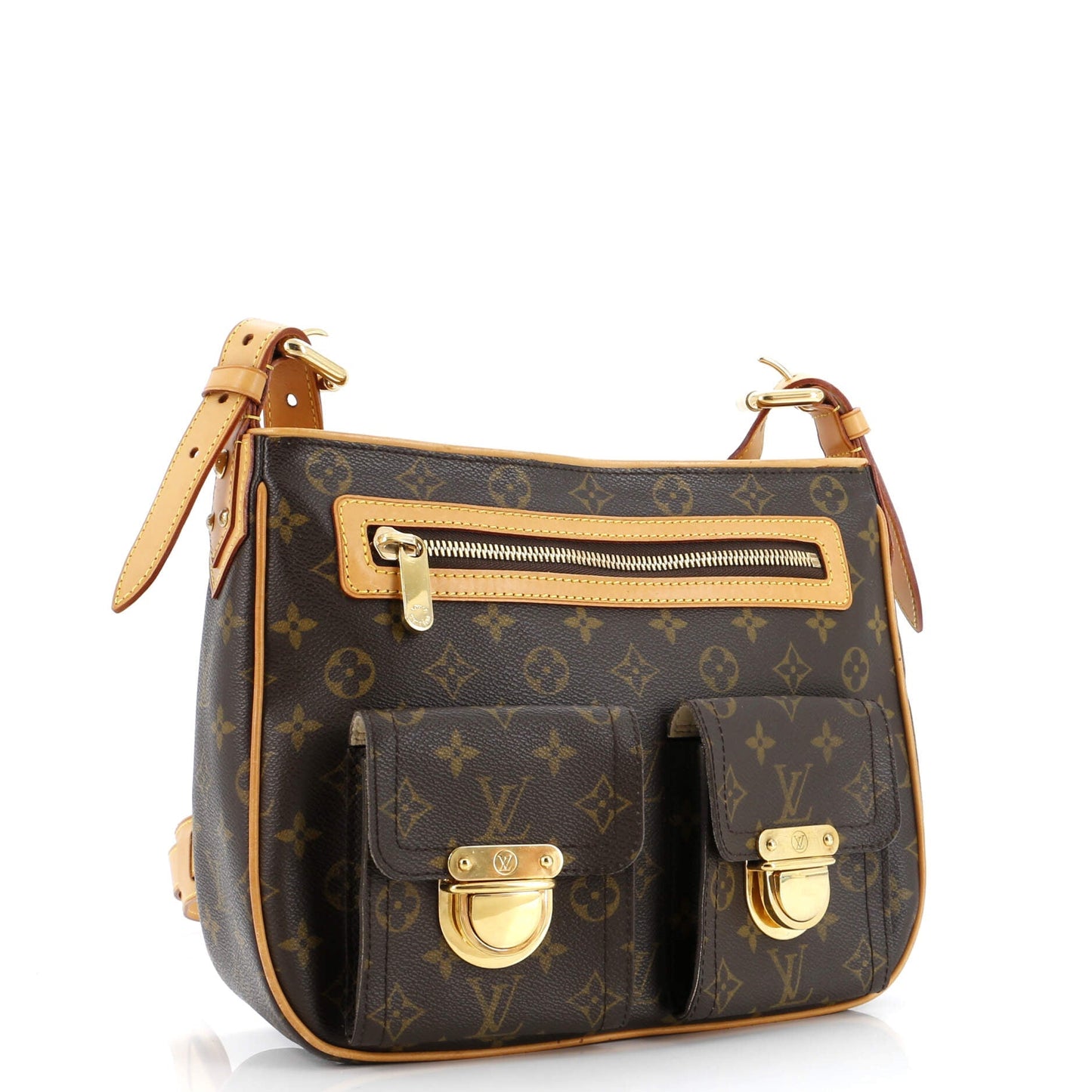 Louis Vuitton Hudson Handbag Monogram Canvas GM