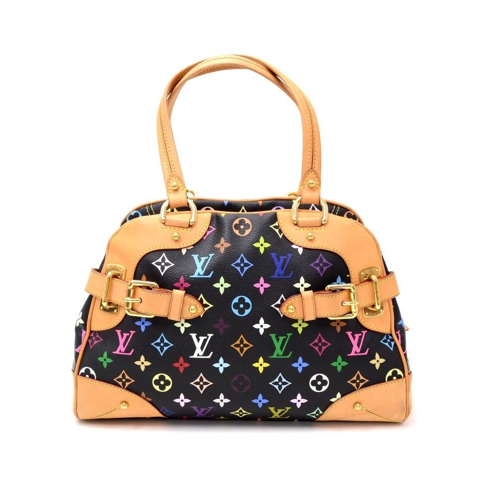 Louis Vuitto Claudia Multicolore Monogram Canvas Handbag
