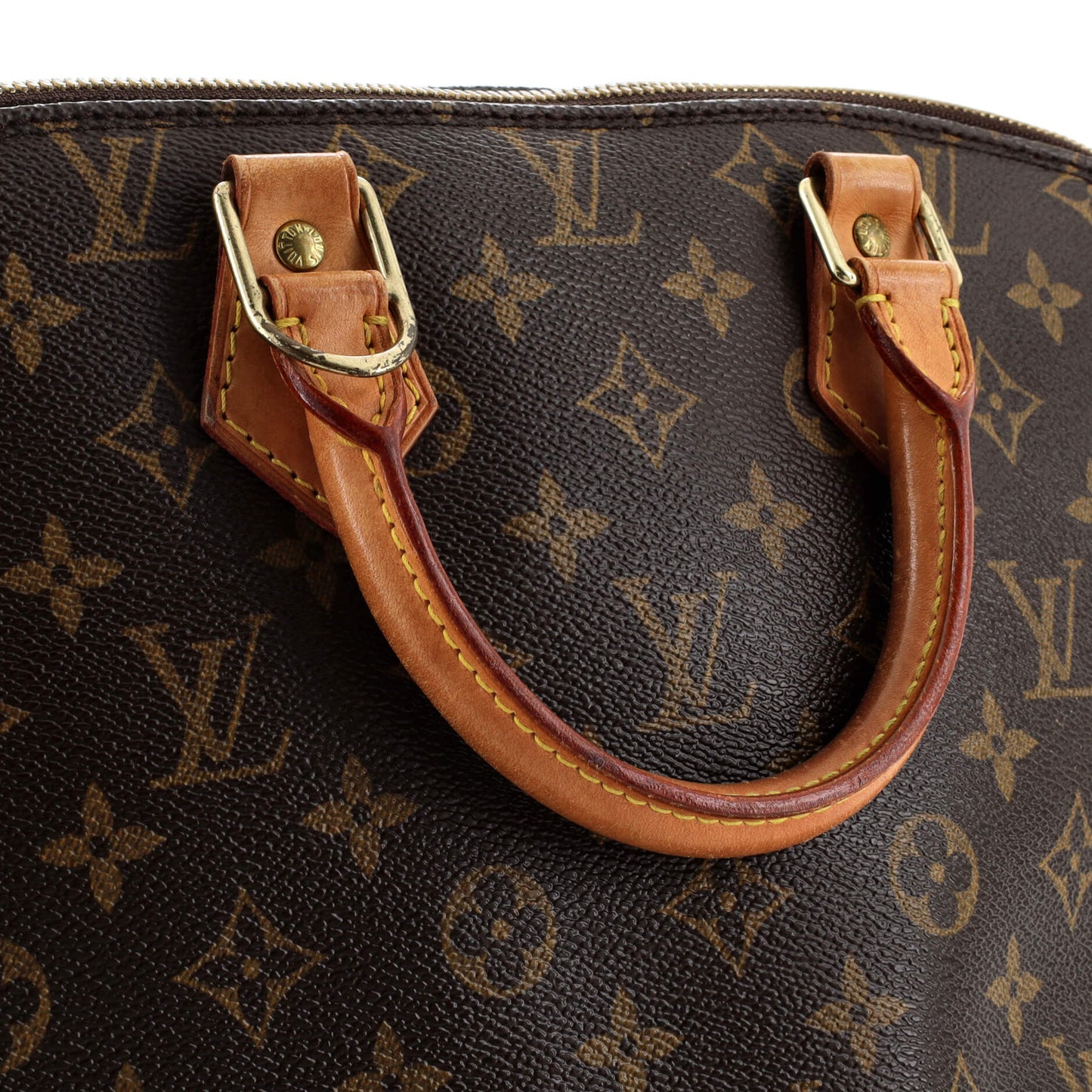 Louis Vuitton Vintage Alma Handbag Monogram Canvas PM