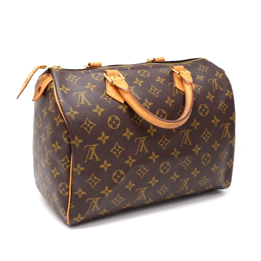 Louis Vuitto Speedy 30 Monogram Canvas Handbag