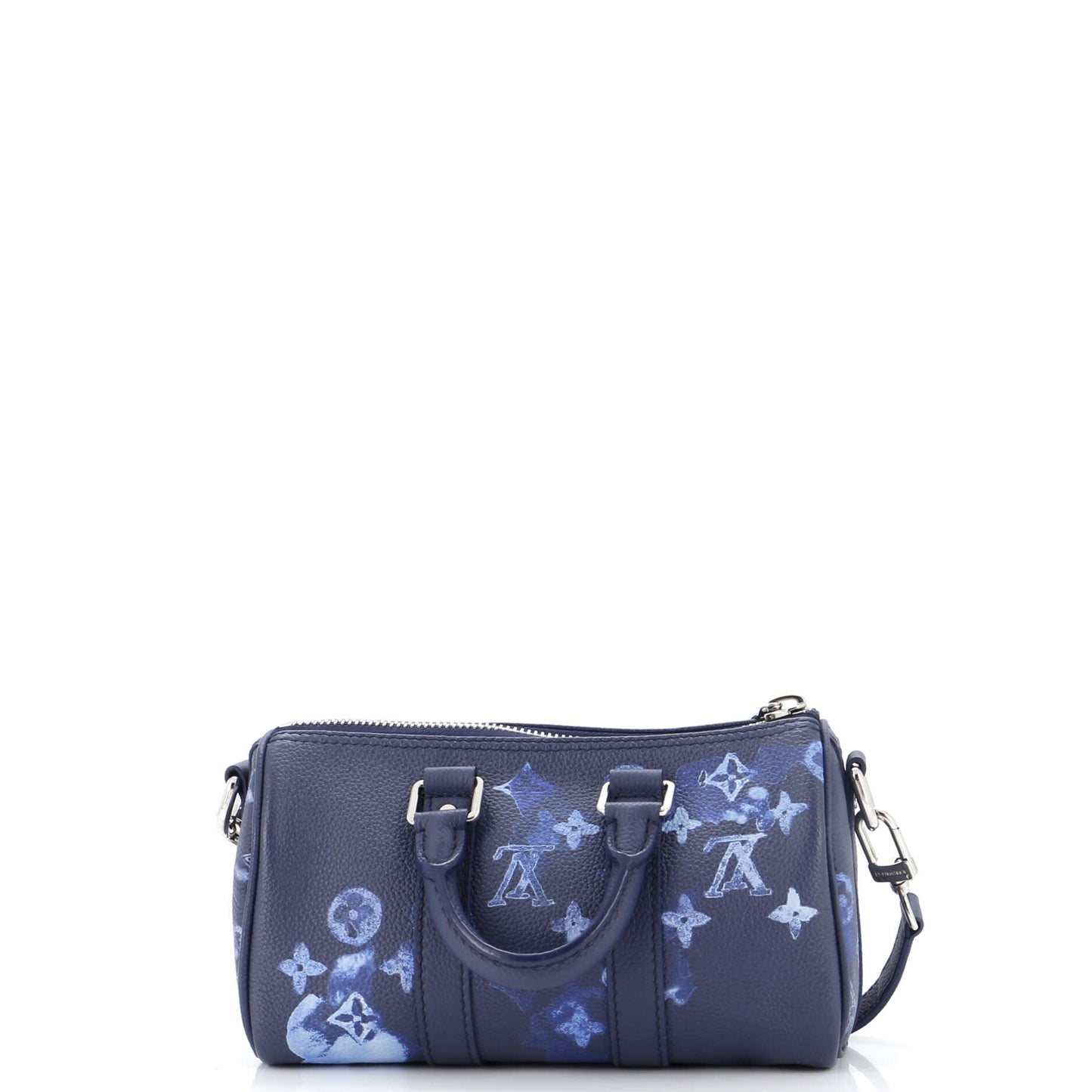 Louis Vuitton Keepall Bandouliere Bag Limited Edition Monogram Ink Watercolor Leather XS