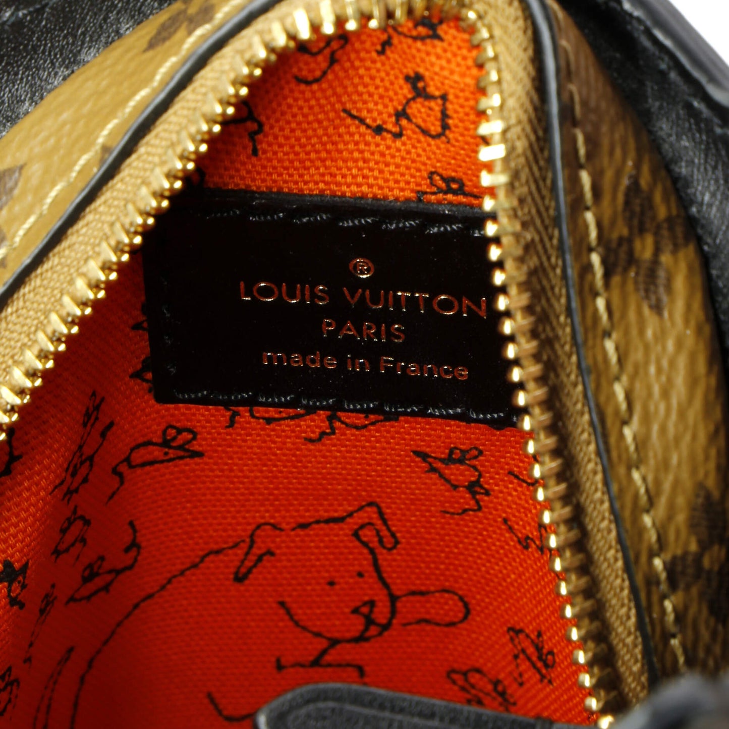 Louis Vuitton Grace Coddington Dog Face Bag Epi Leather and Reverse Monogram Canvas Mini