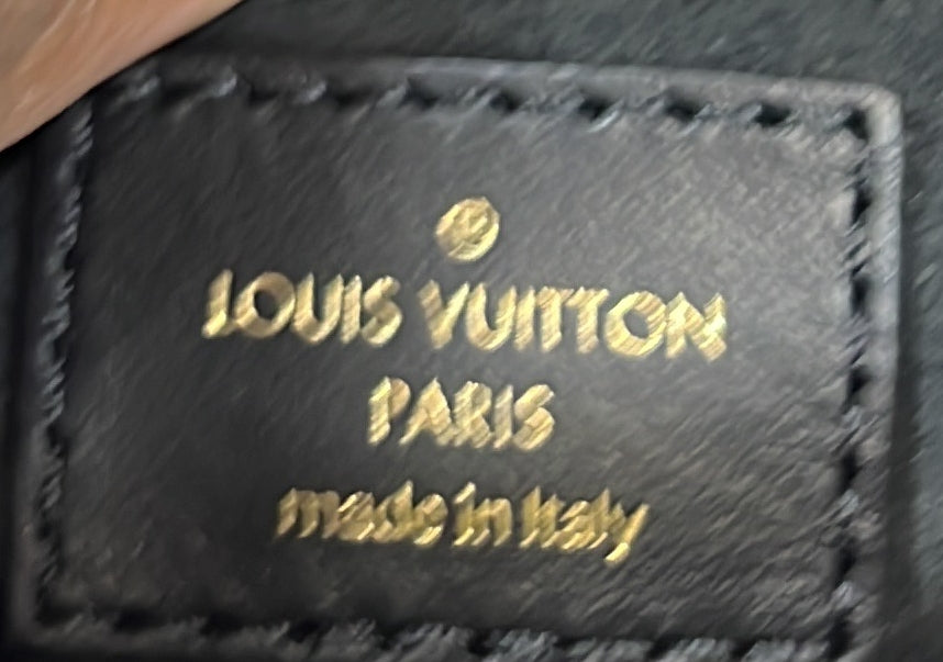 Louis Vuitton Petit Bucket NM Bag Raffia with Leather