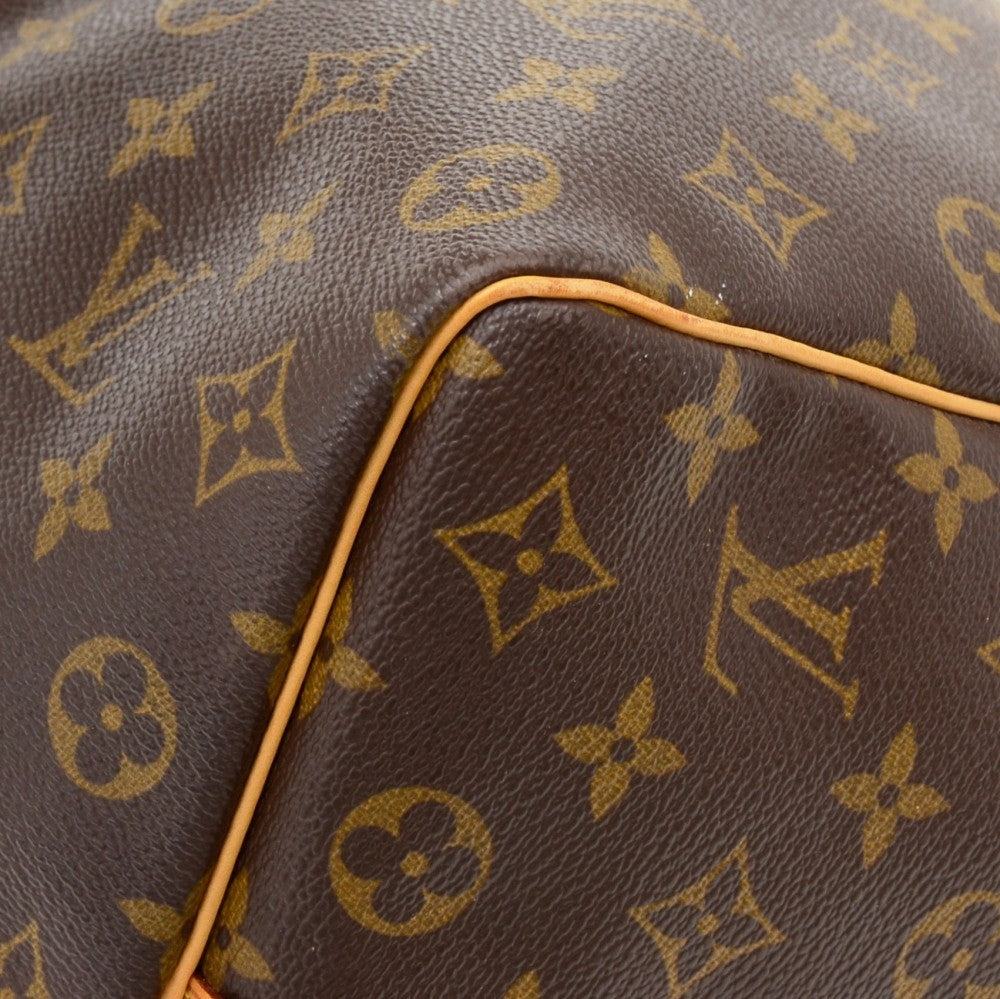 Louis Vuitto Keepall 50 Bandouliere Monogram Canvas Travel Bag with Strap