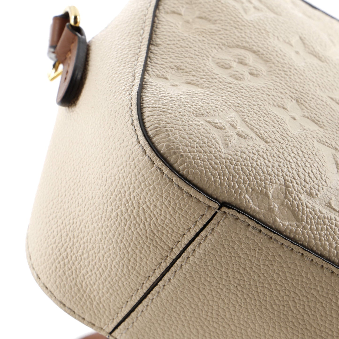Louis Vuitton Saintonge Handbag Monogram Empreinte Leather