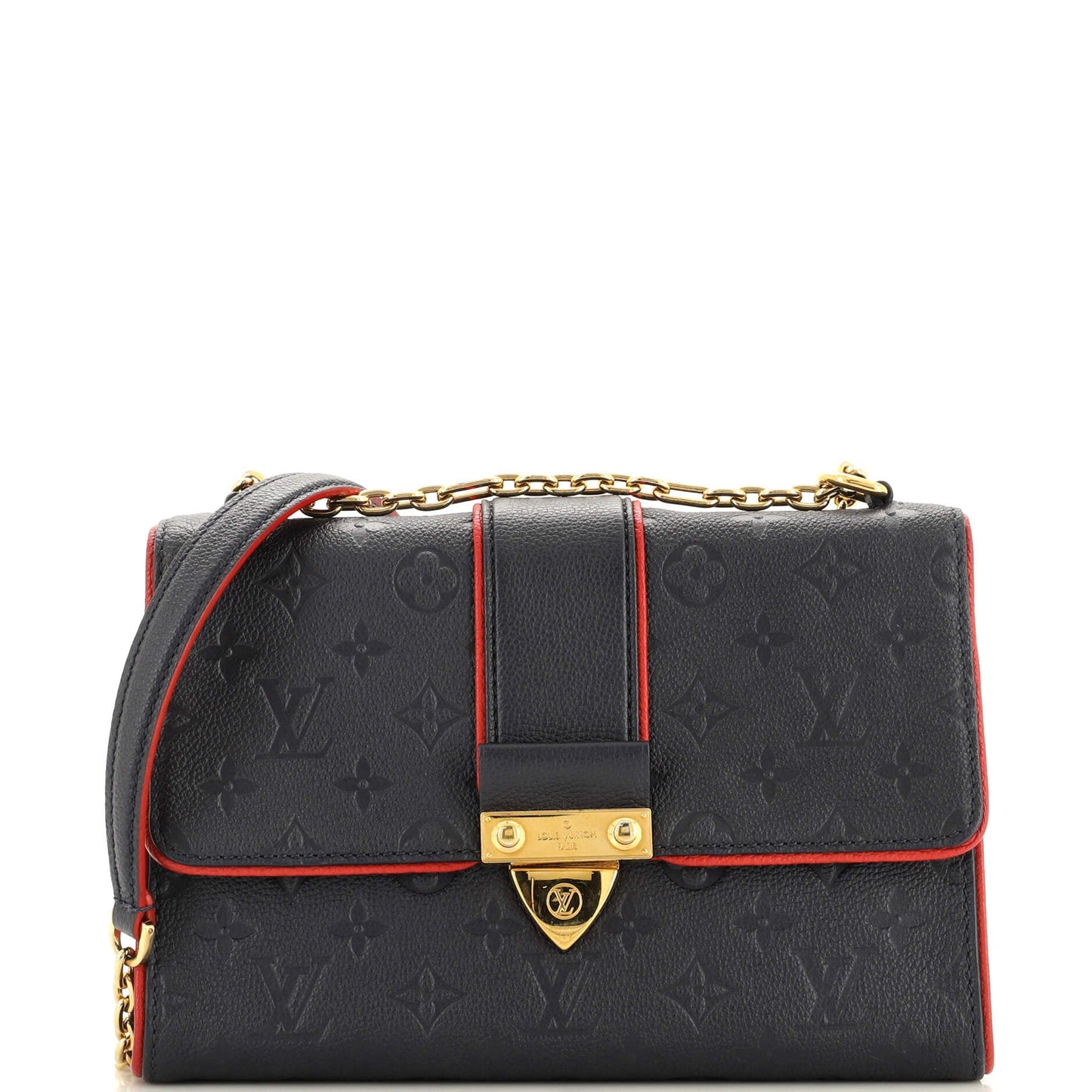 Louis Vuitton Saint Sulpice Handbag Monogram Empreinte Leather PM