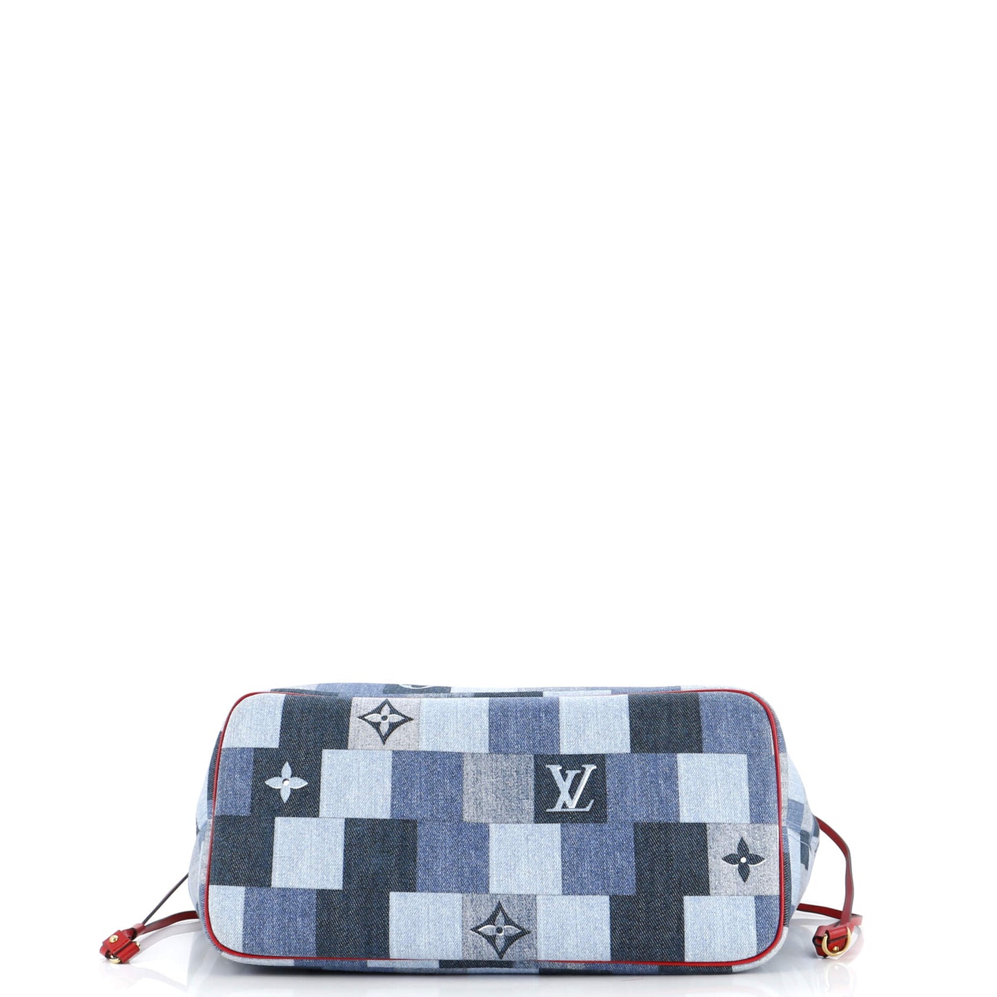 Louis Vuitton Neverfull Tote Damier and Monogram Patchwork Denim MM