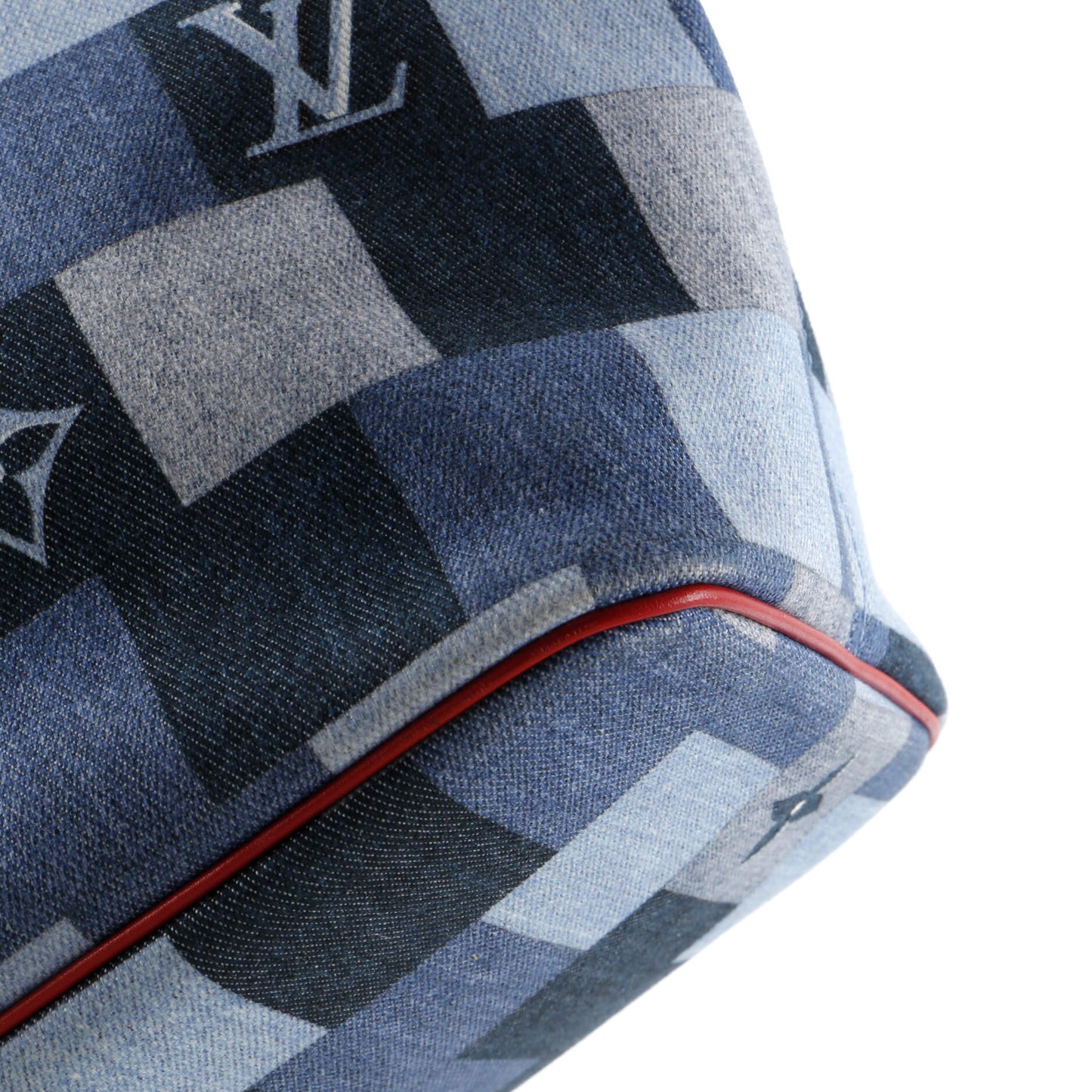 Louis Vuitton Neverfull Tote Damier and Monogram Patchwork Denim MM