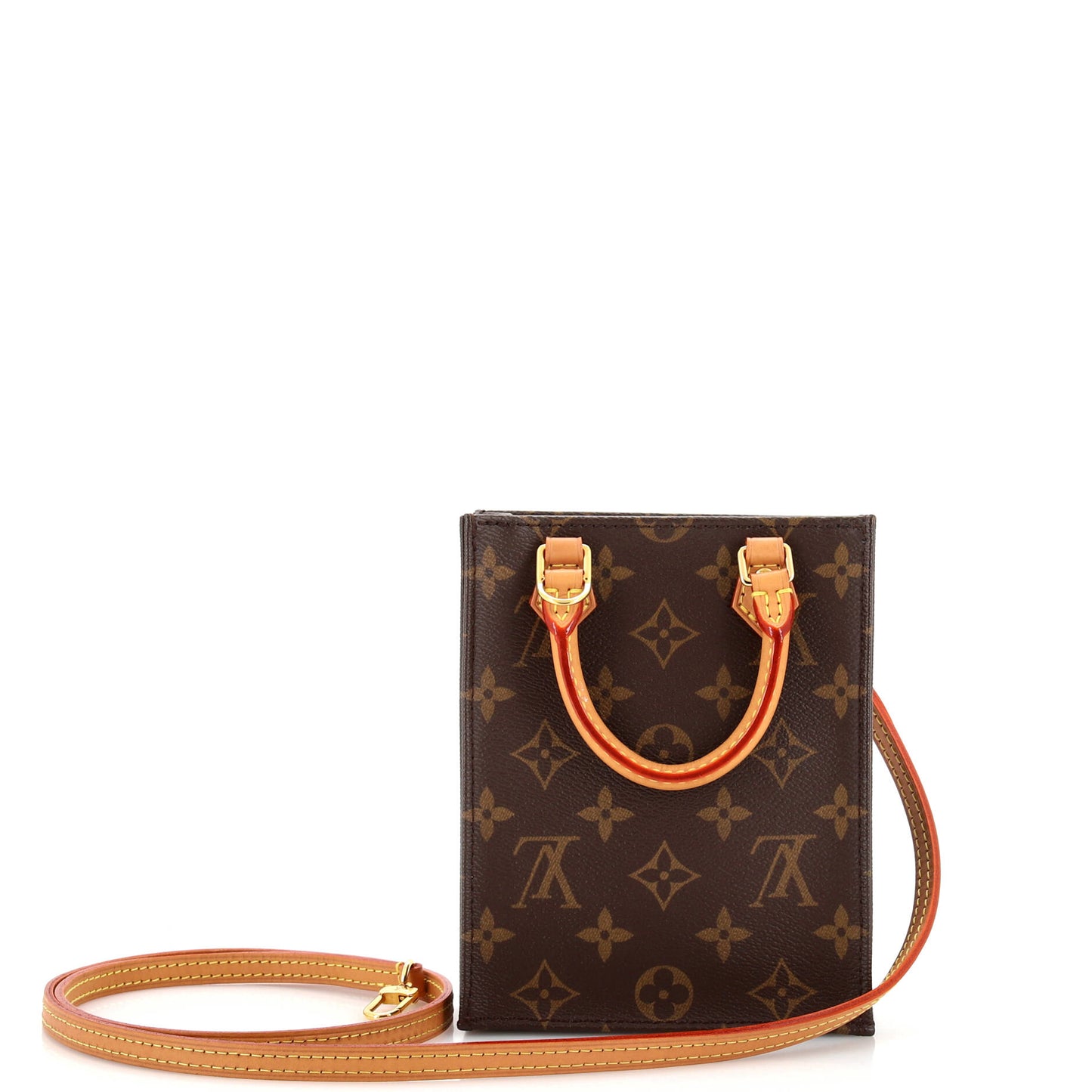 Louis Vuitton Petit Sac Plat Bag Monogram Canvas