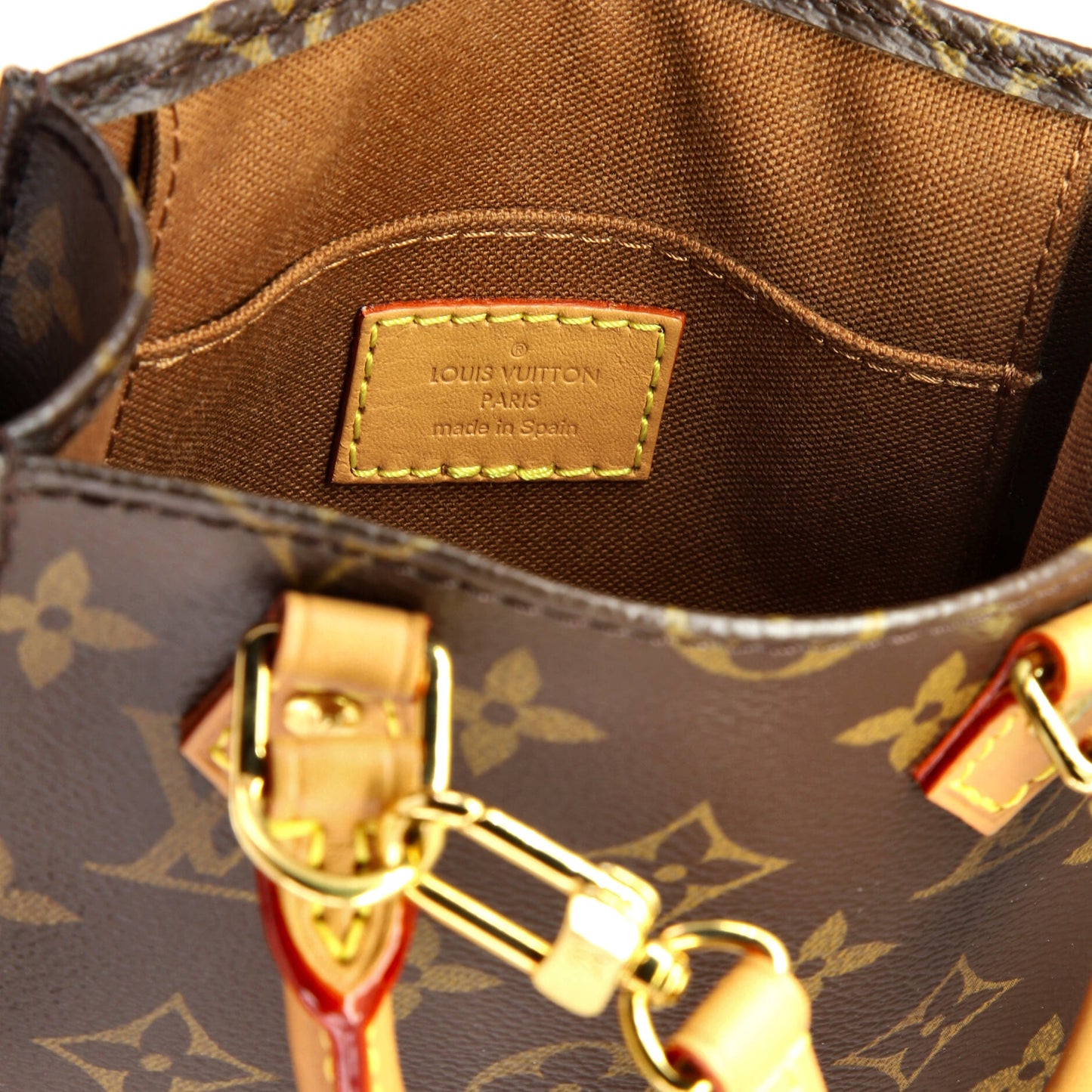 Louis Vuitton Petit Sac Plat Bag Monogram Canvas