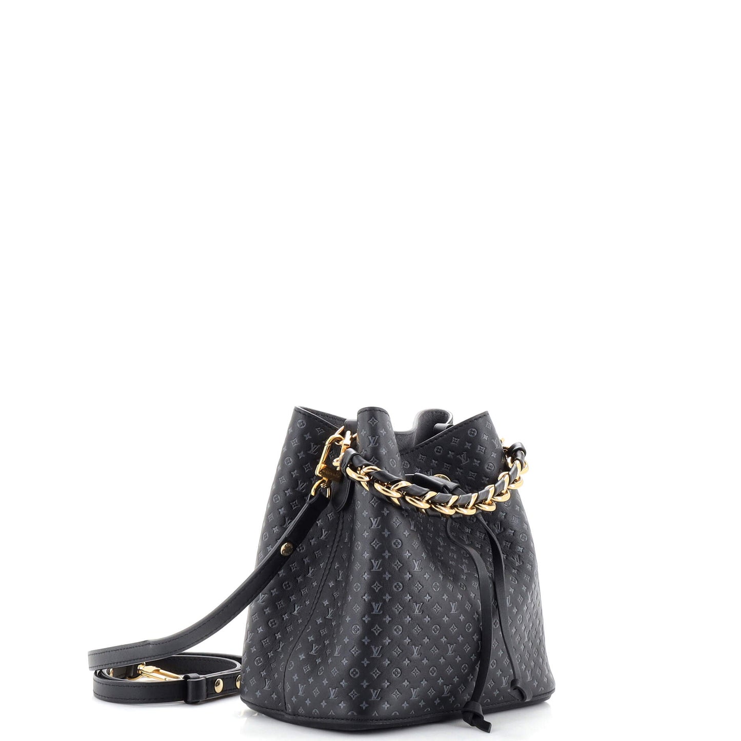 Louis Vuitton NeoNoe Handbag Nano Monogram Leather BB