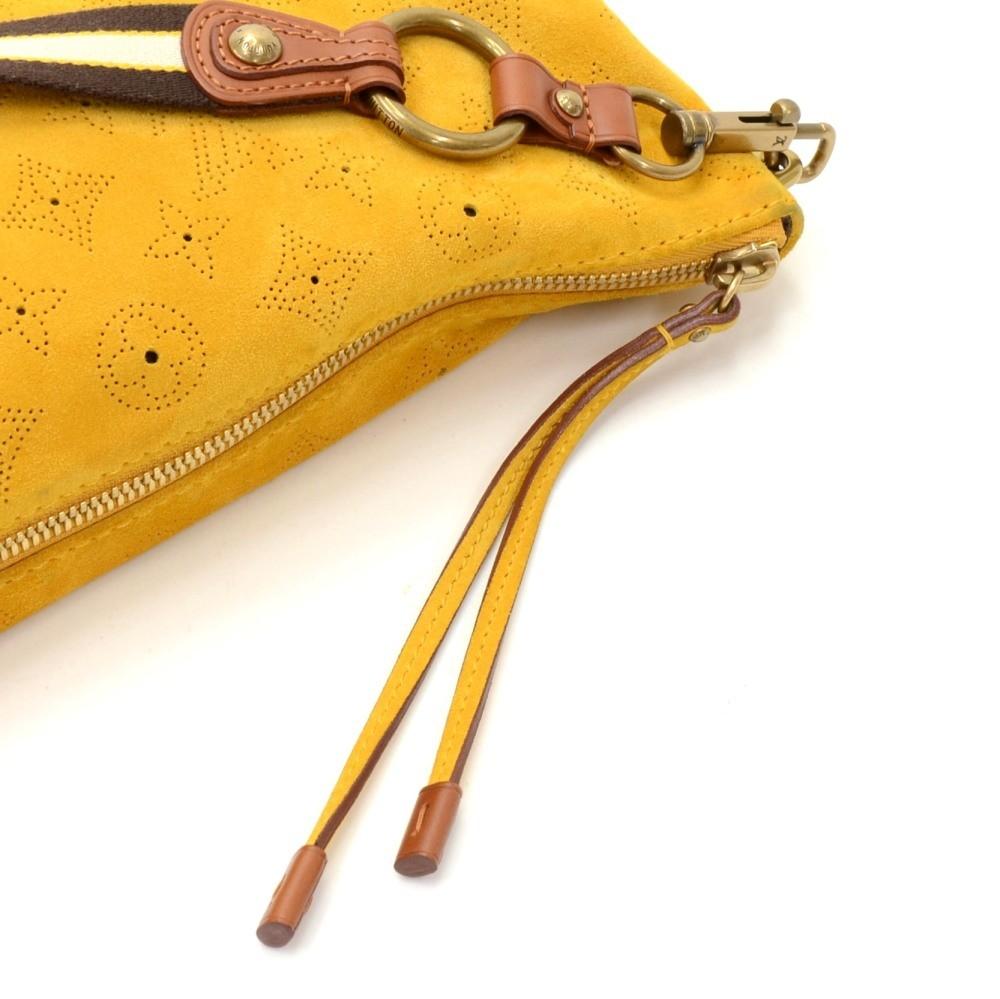 Louis Vuitto Onatah Pochette Suede Leather Shoulder Bag