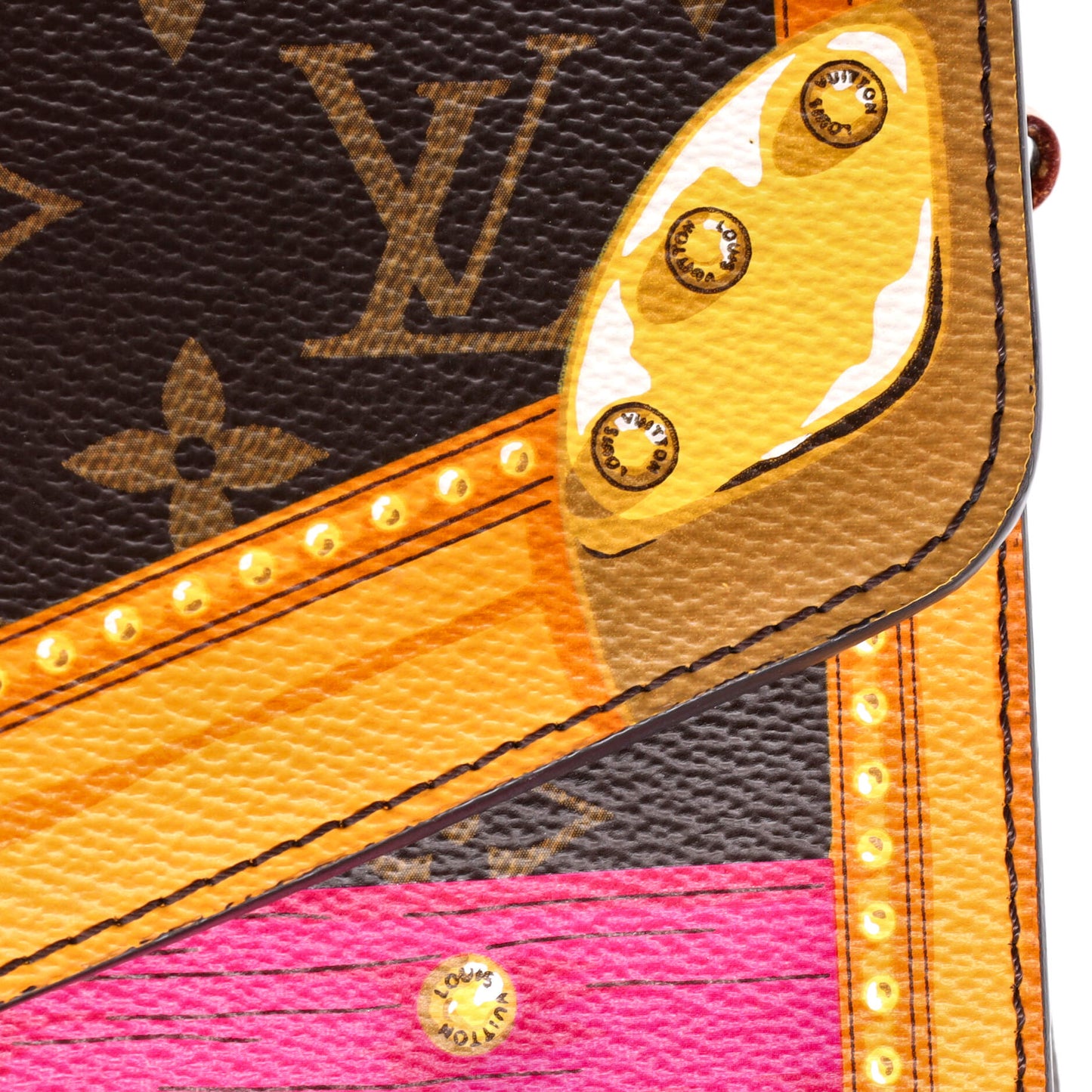 Louis Vuitton Pochette Metis Limited Edition Summer Trunks Monogram Canvas