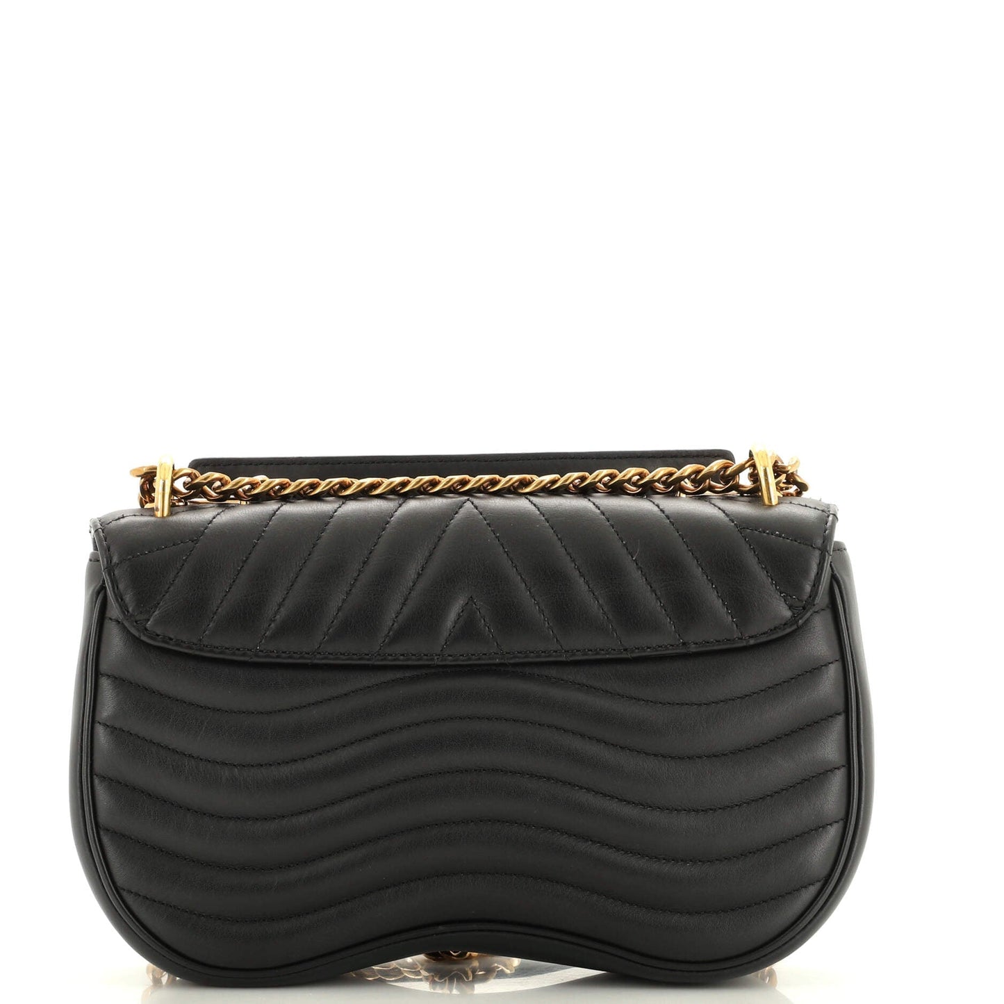 Louis Vuitton New Wave Chain Bag Limited Edition Patches Quilted Leather MM