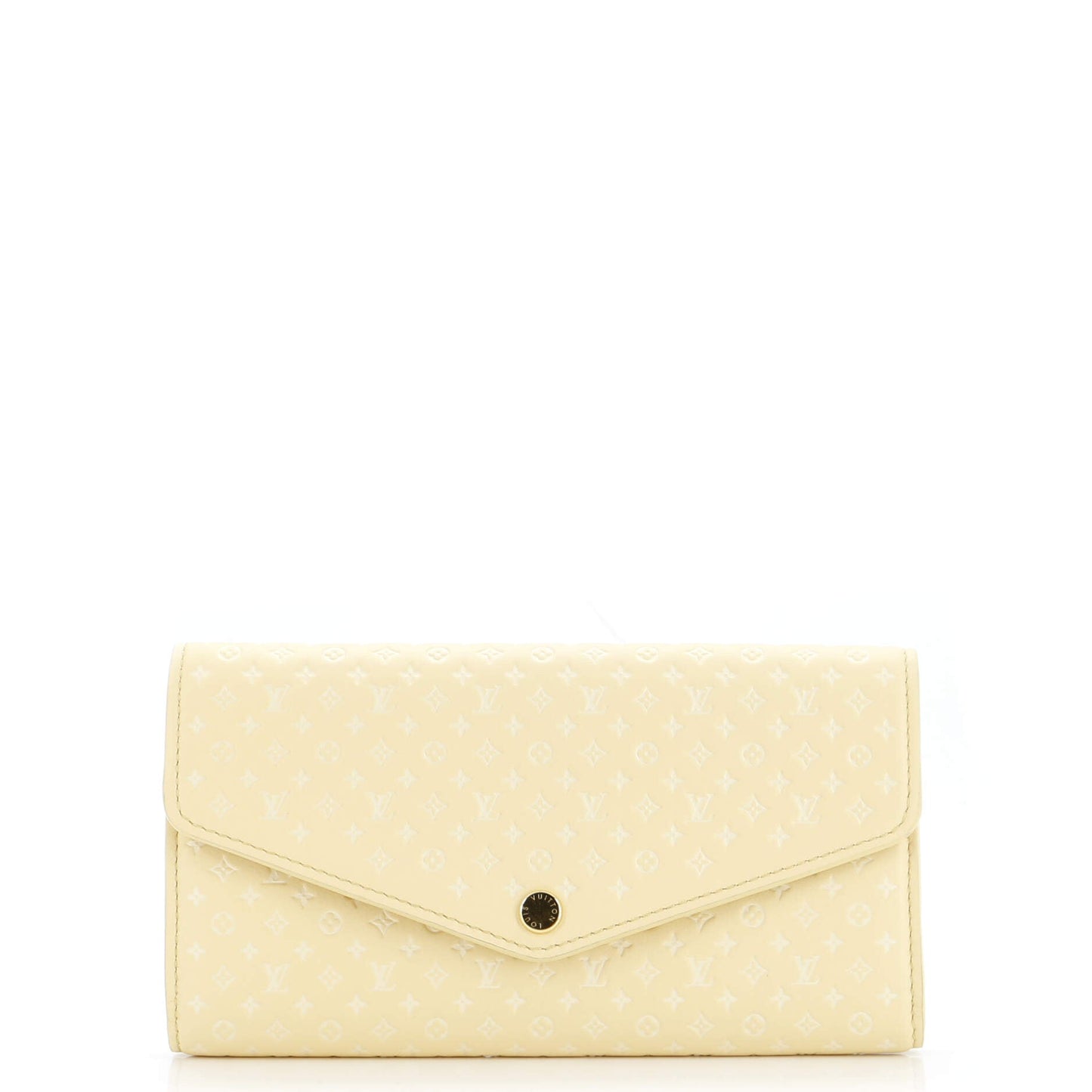 Louis Vuitton Sarah Wallet NM Nanogram Embossed Leather
