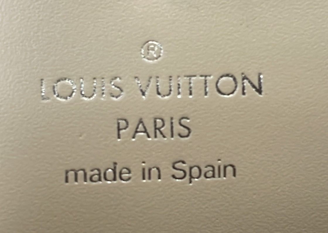Louis Vuitton Sarah Wallet NM Nanogram Embossed Leather
