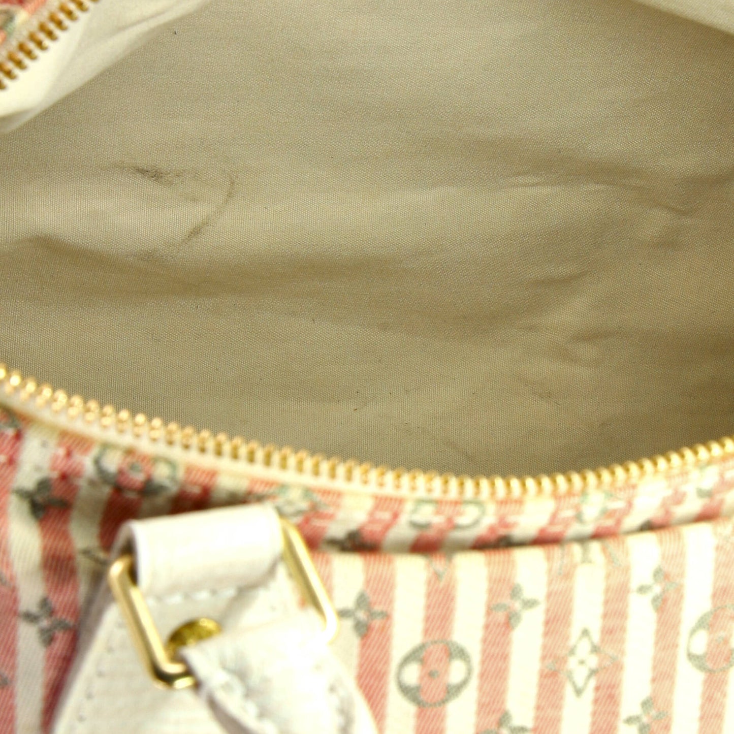 Louis Vuitton Speedy Handbag Mini Lin Croisette 30