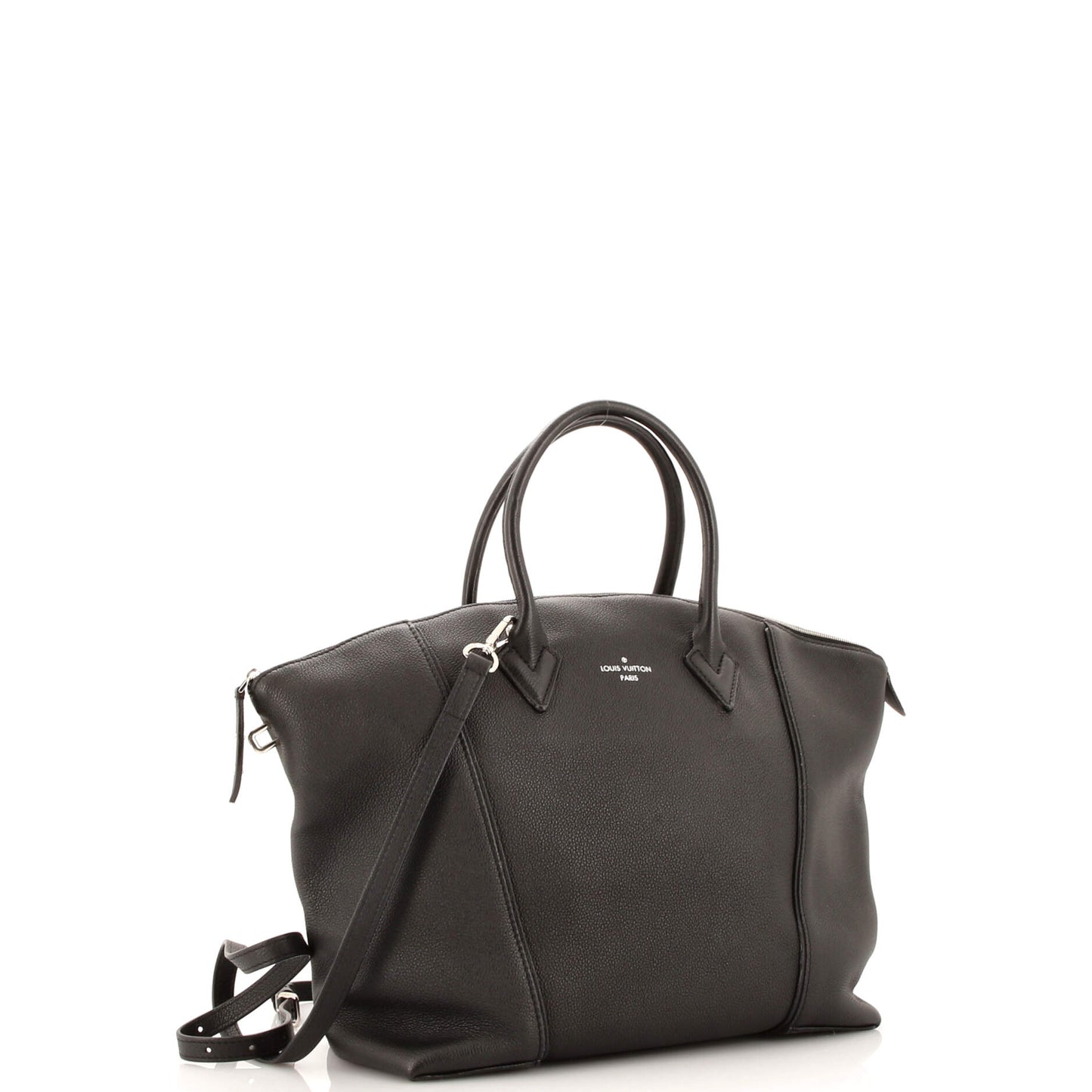 Louis Vuitton Soft Lockit Handbag Leather MM